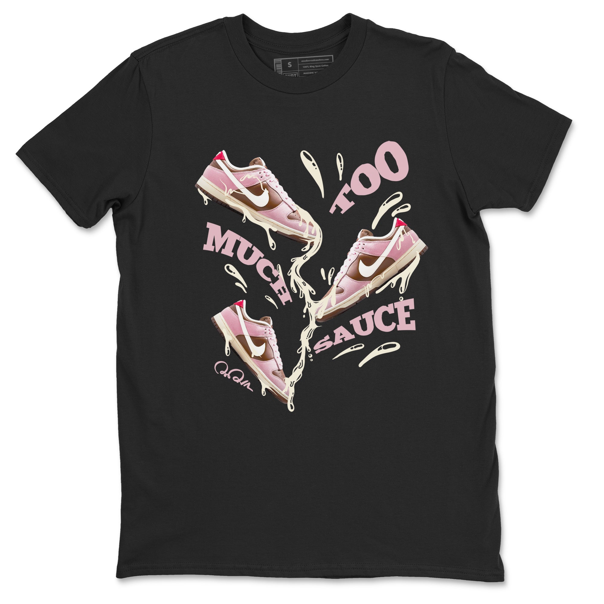 Too Much Sauce snkmatch Tees - Dunk Cacao Wow And Pink Foam