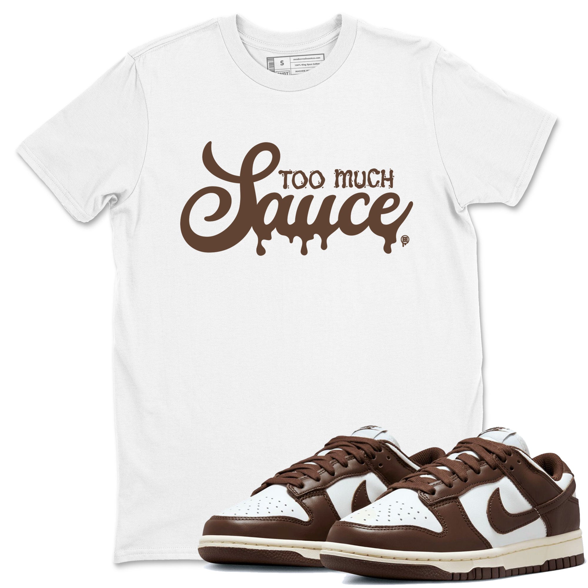 Too Much Sauce snkmatch Tee - Dunk Cacao Wow
