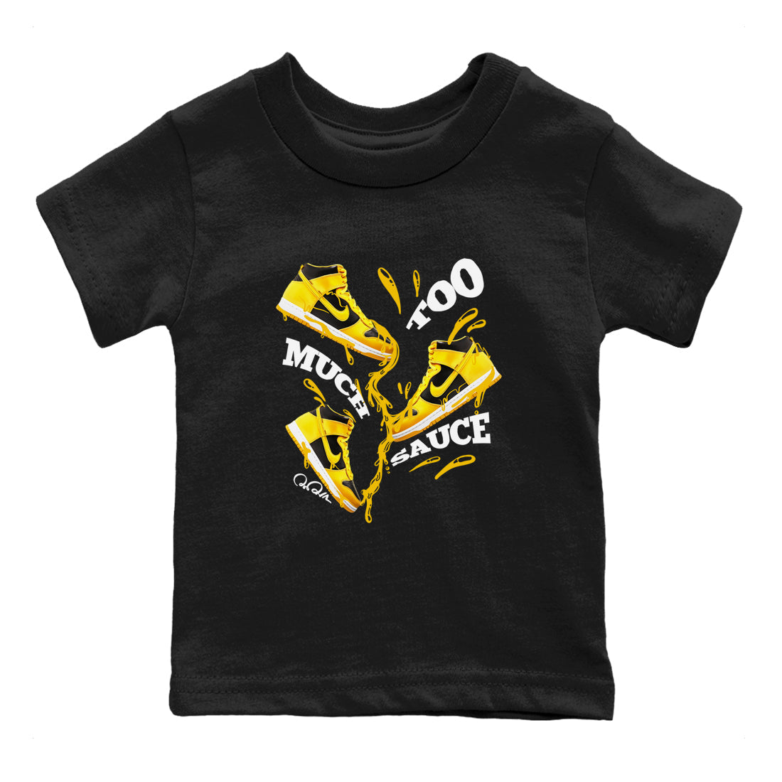 Too Much Sauce snkmatch Tees Kids - Dunk High Pollen
