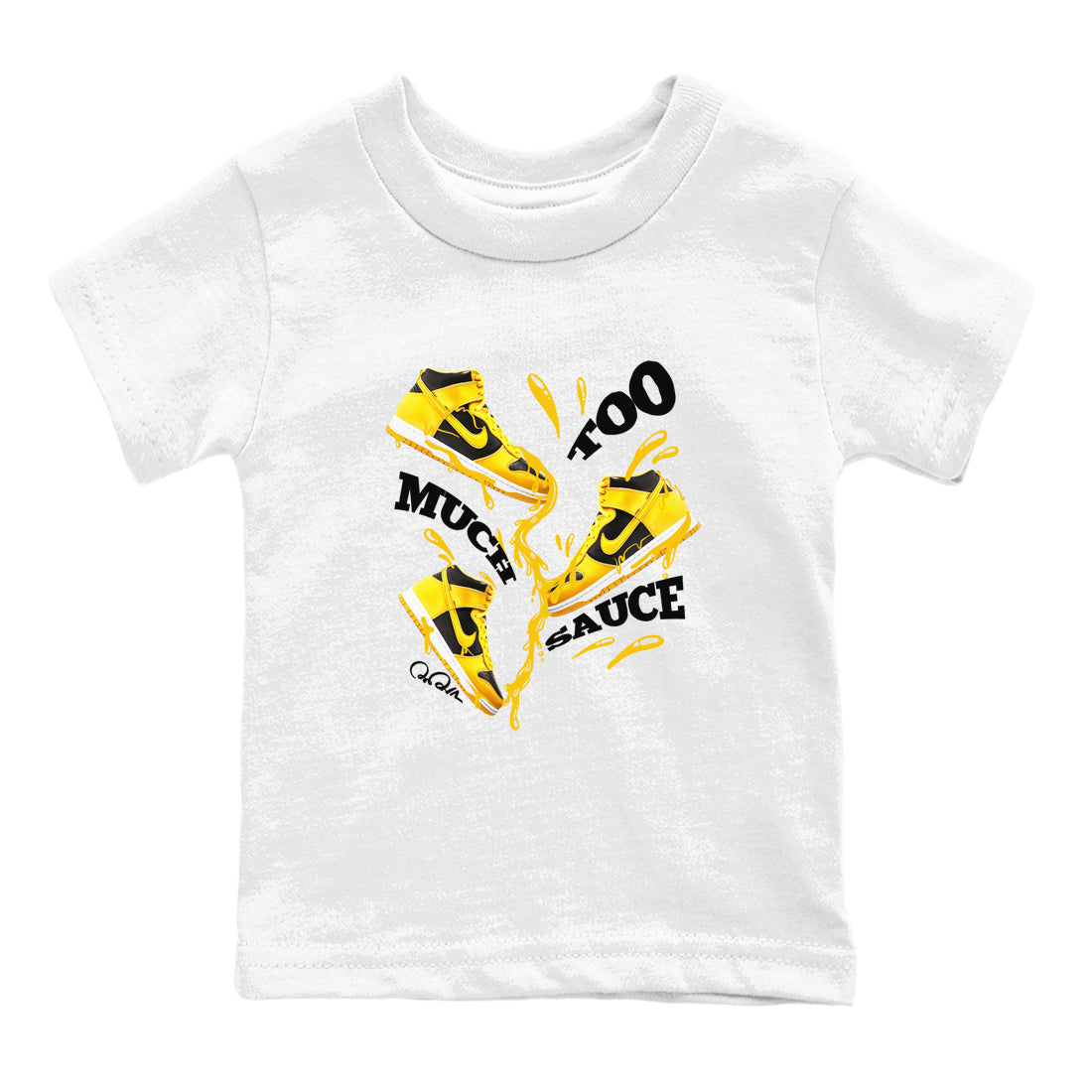 Too Much Sauce snkmatch Tees Kids - Dunk High Pollen