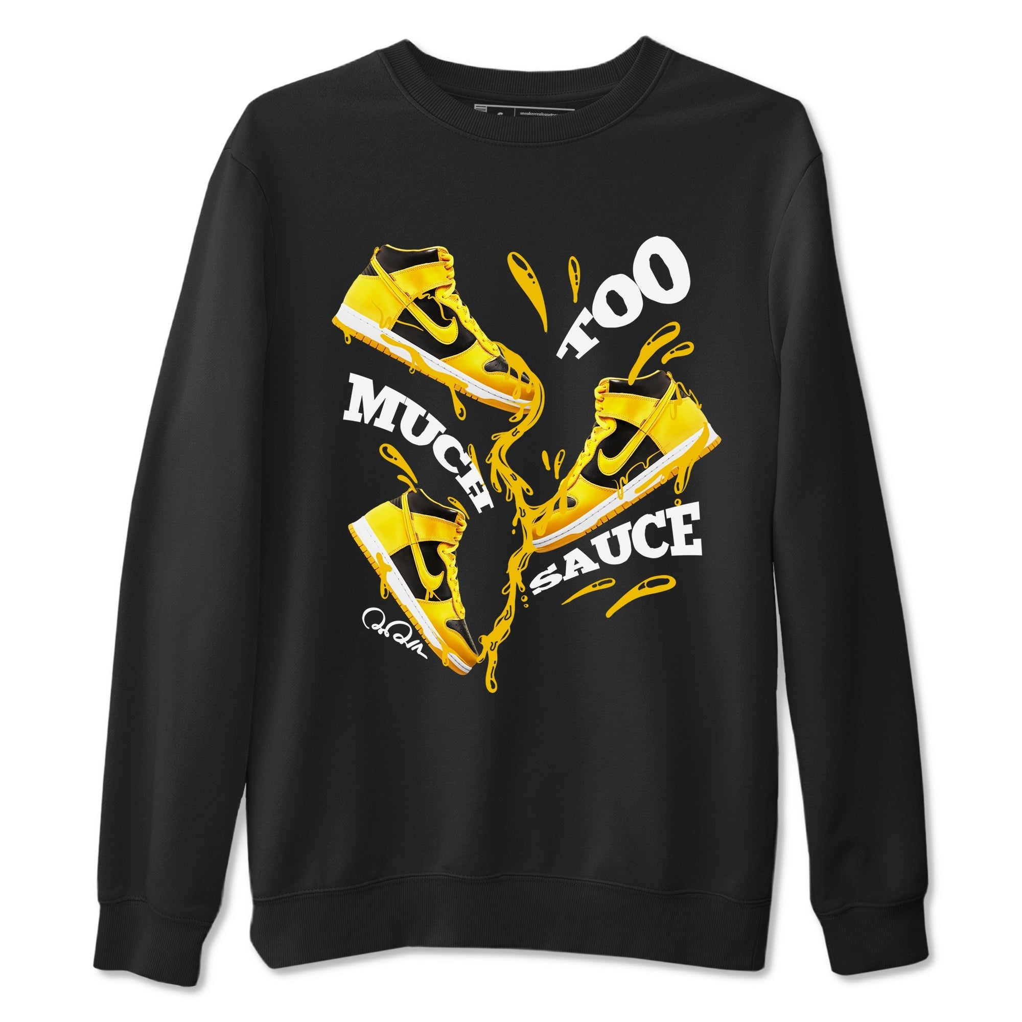 Too Much Sauce snkmatch Tees - Dunk High Pollen