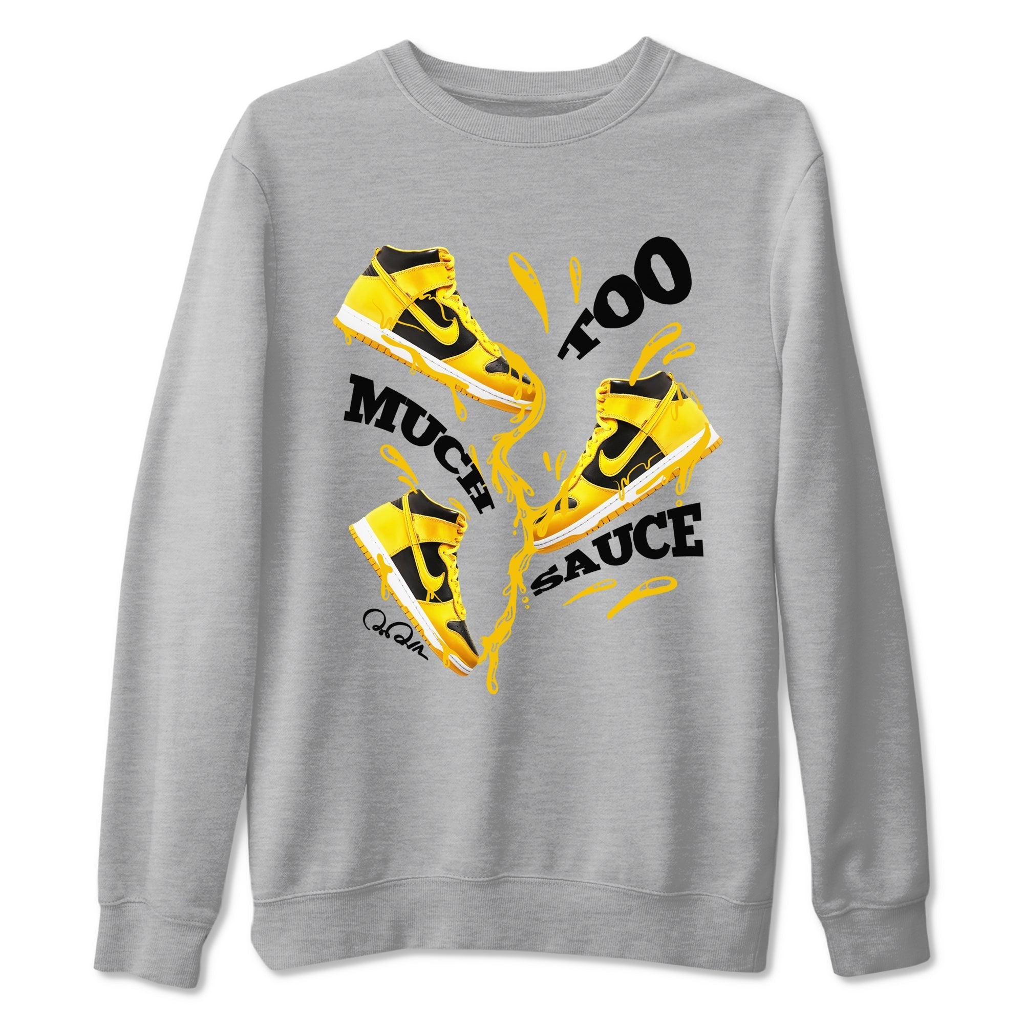 Too Much Sauce snkmatch Tees - Dunk High Pollen