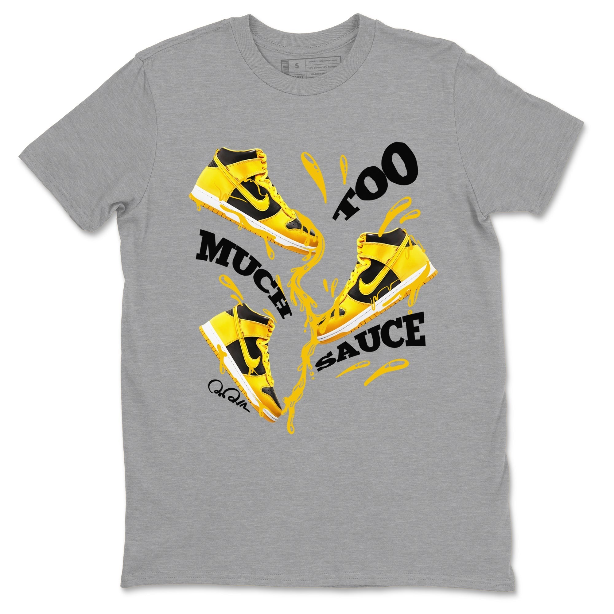 Too Much Sauce snkmatch Tees - Dunk High Pollen