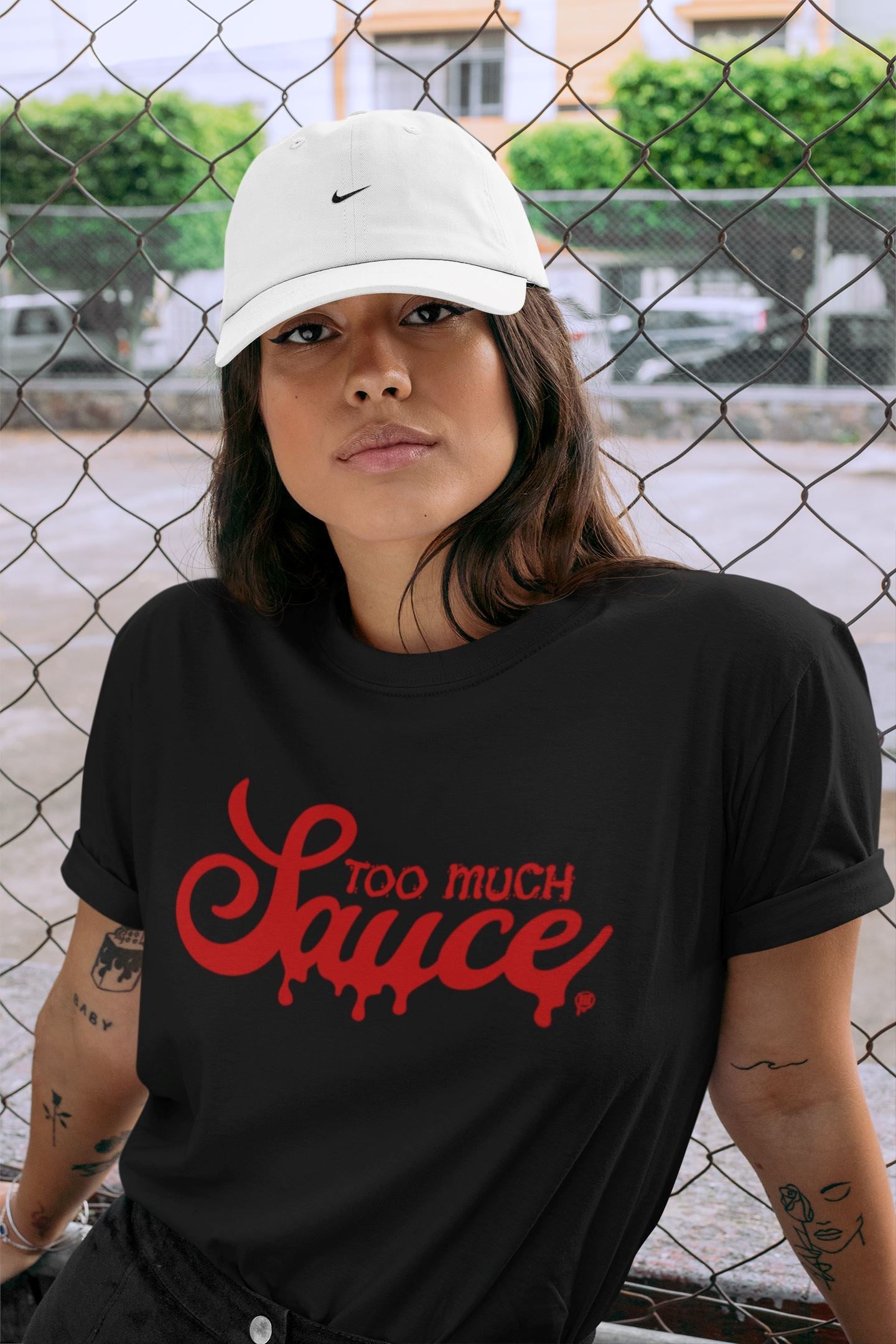 Too Much Sauce Unisex Tops - Air Jordan 9 Chile Red