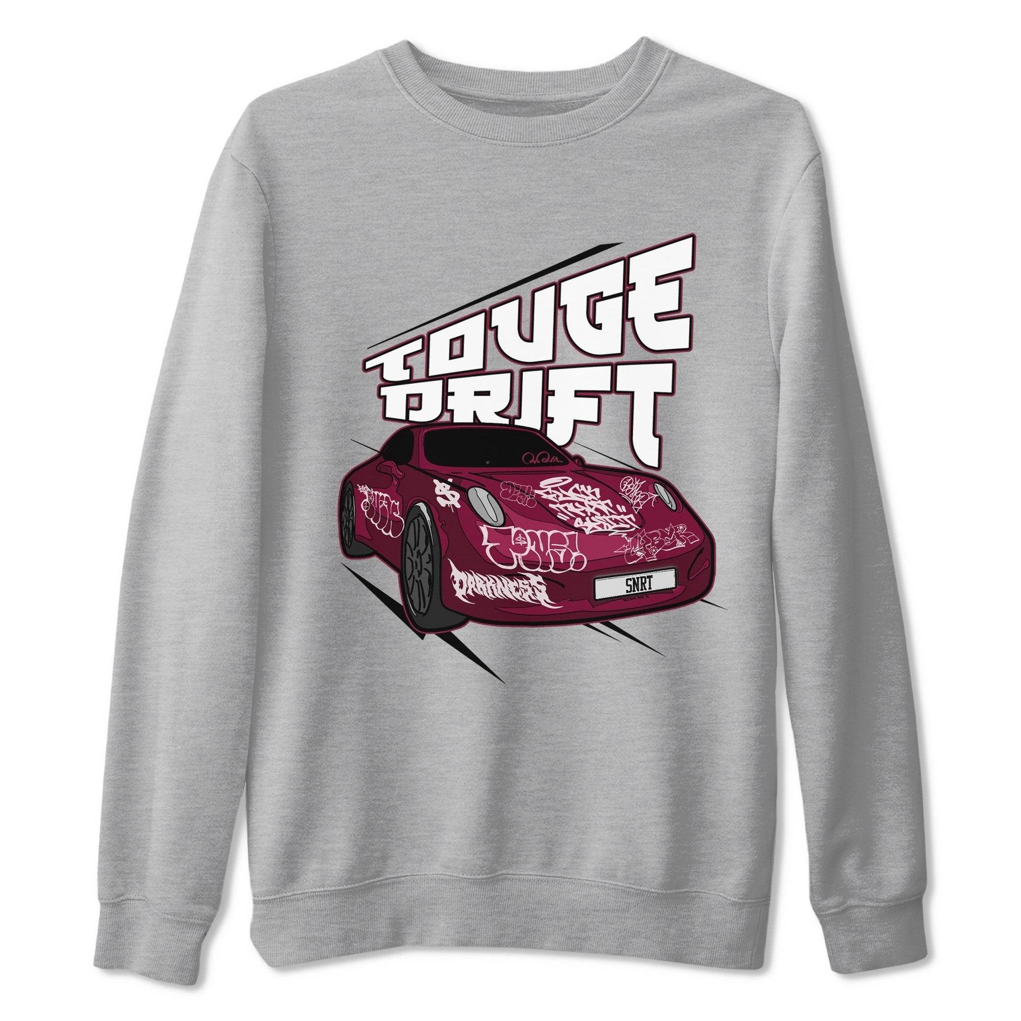 Touge Drift snkmatch Tee - Air Jordan 1 Metallic Burgundy