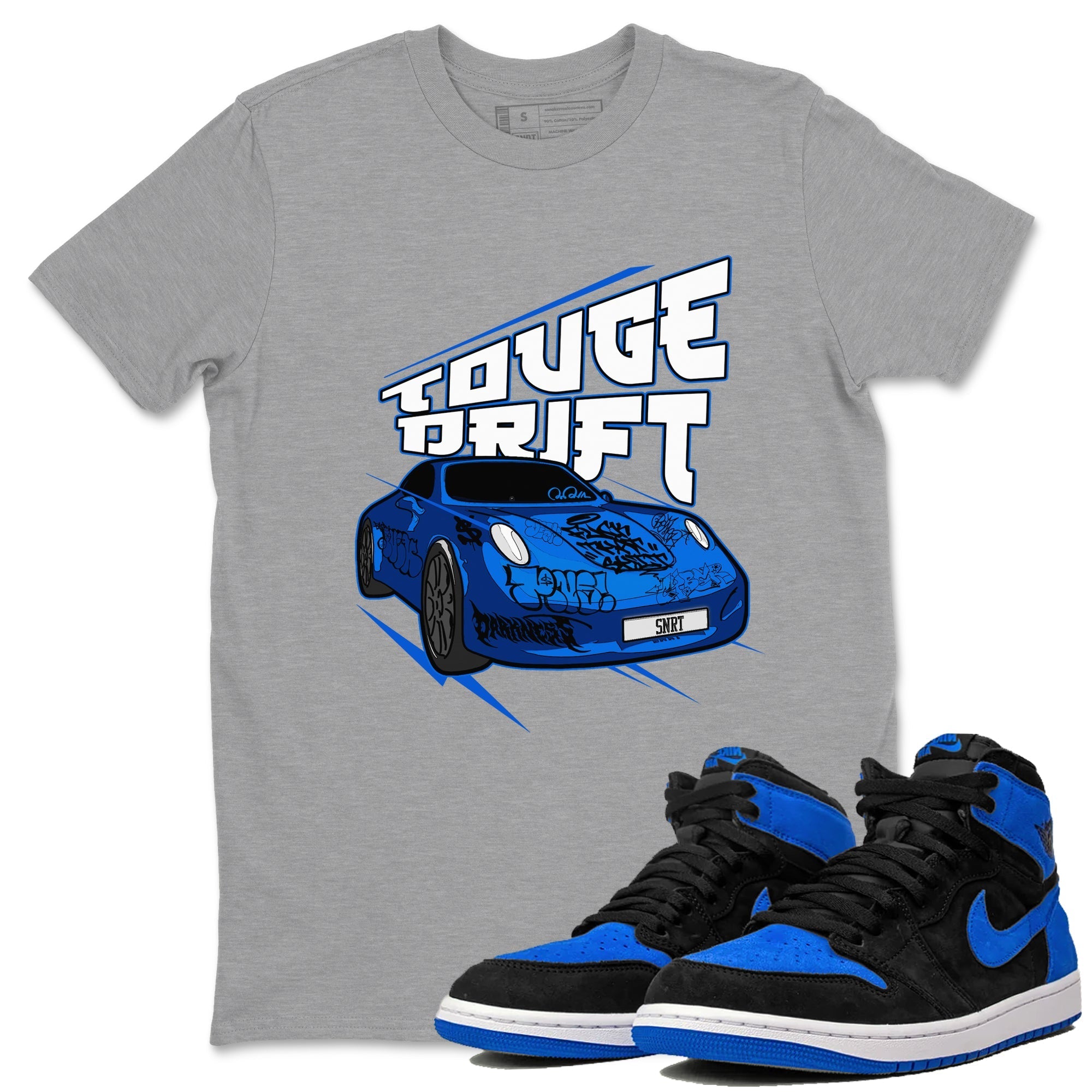Touge Drift snkmatch Tee - Air Jordan 1 Royal ReImagined