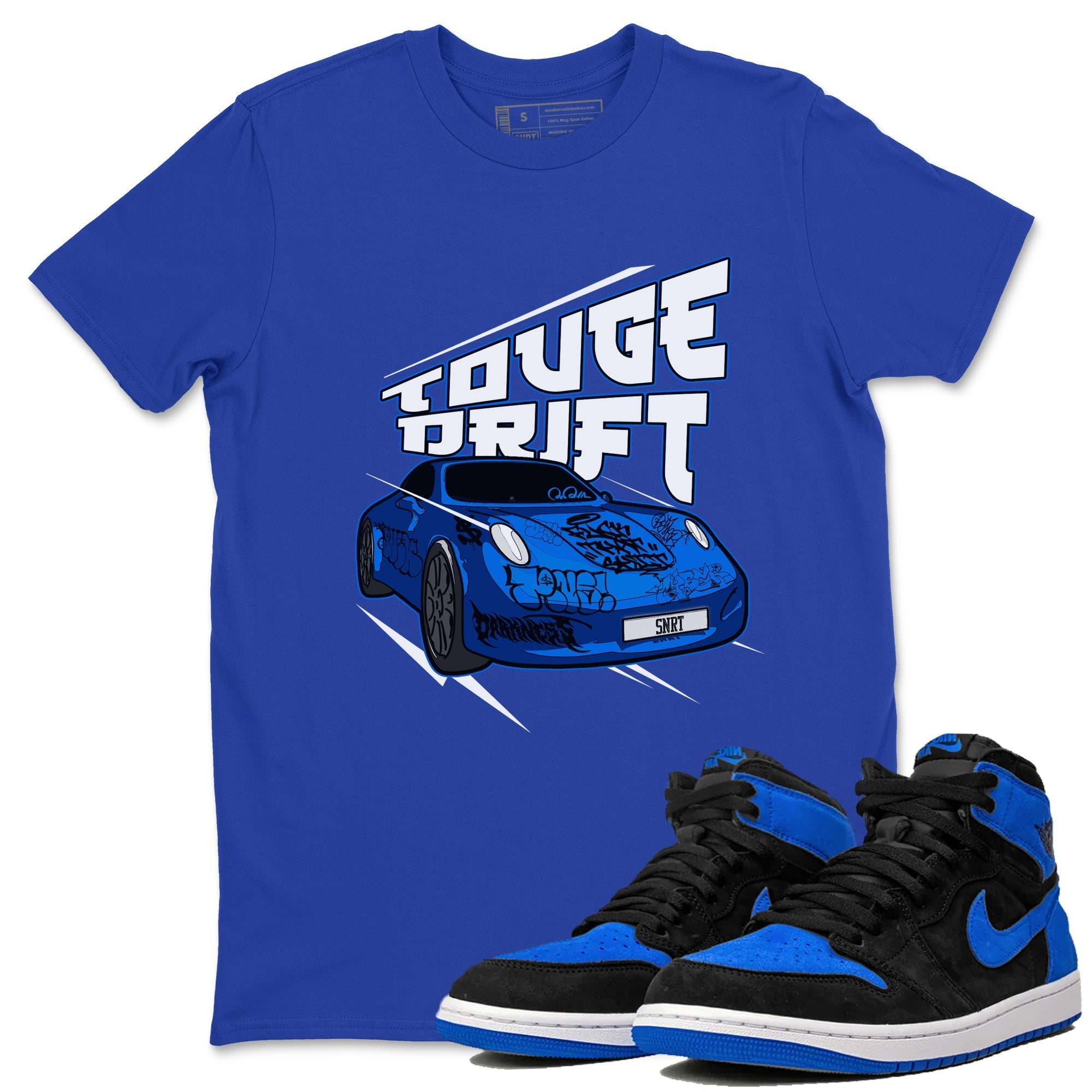 Touge Drift snkmatch Tee - Air Jordan 1 Royal ReImagined