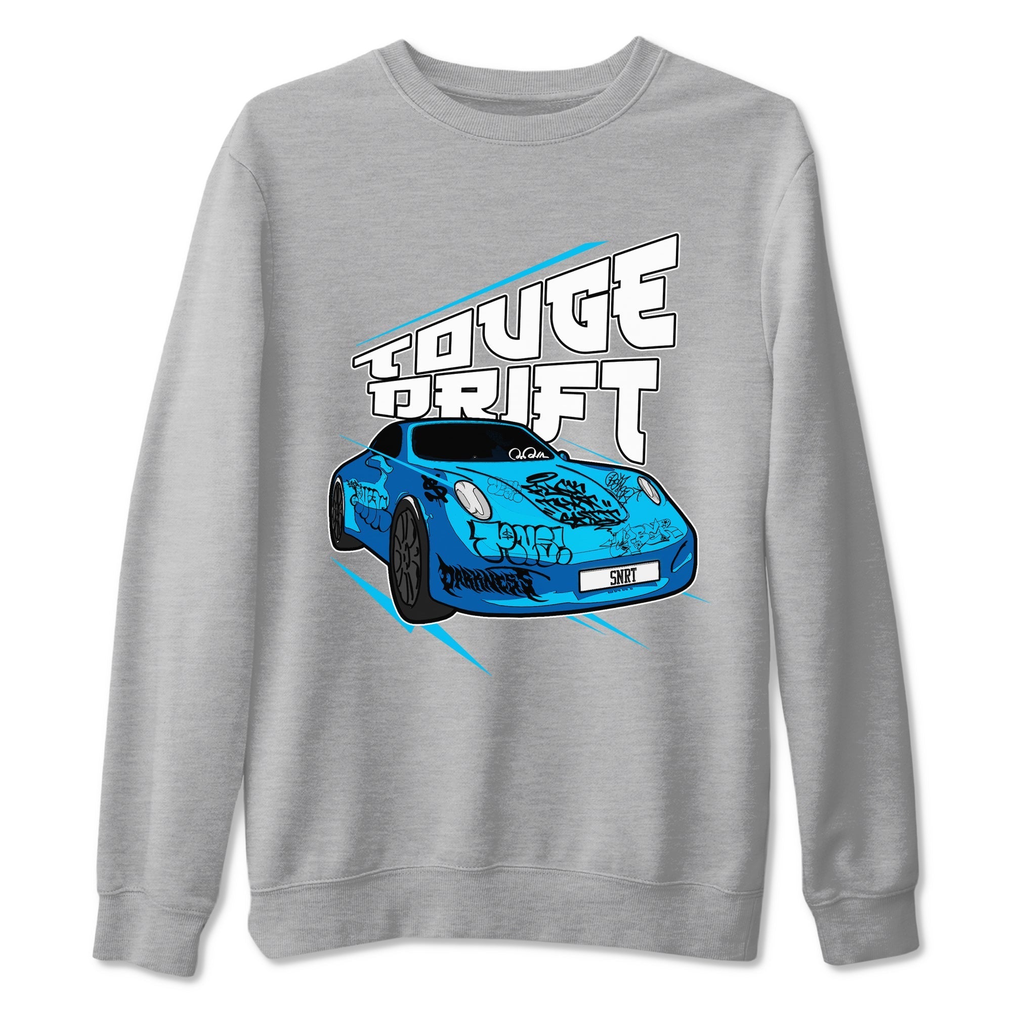 Touge Drift snkmatch Tees - Air Jordan 9 Powder Blue