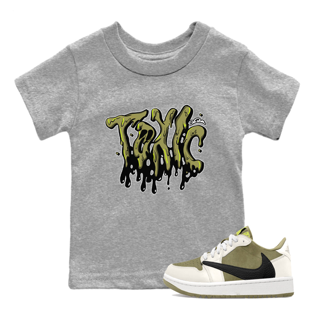 Toxic snkmatch Tee Kids - Air Jordan 1 Travis Scott Golf