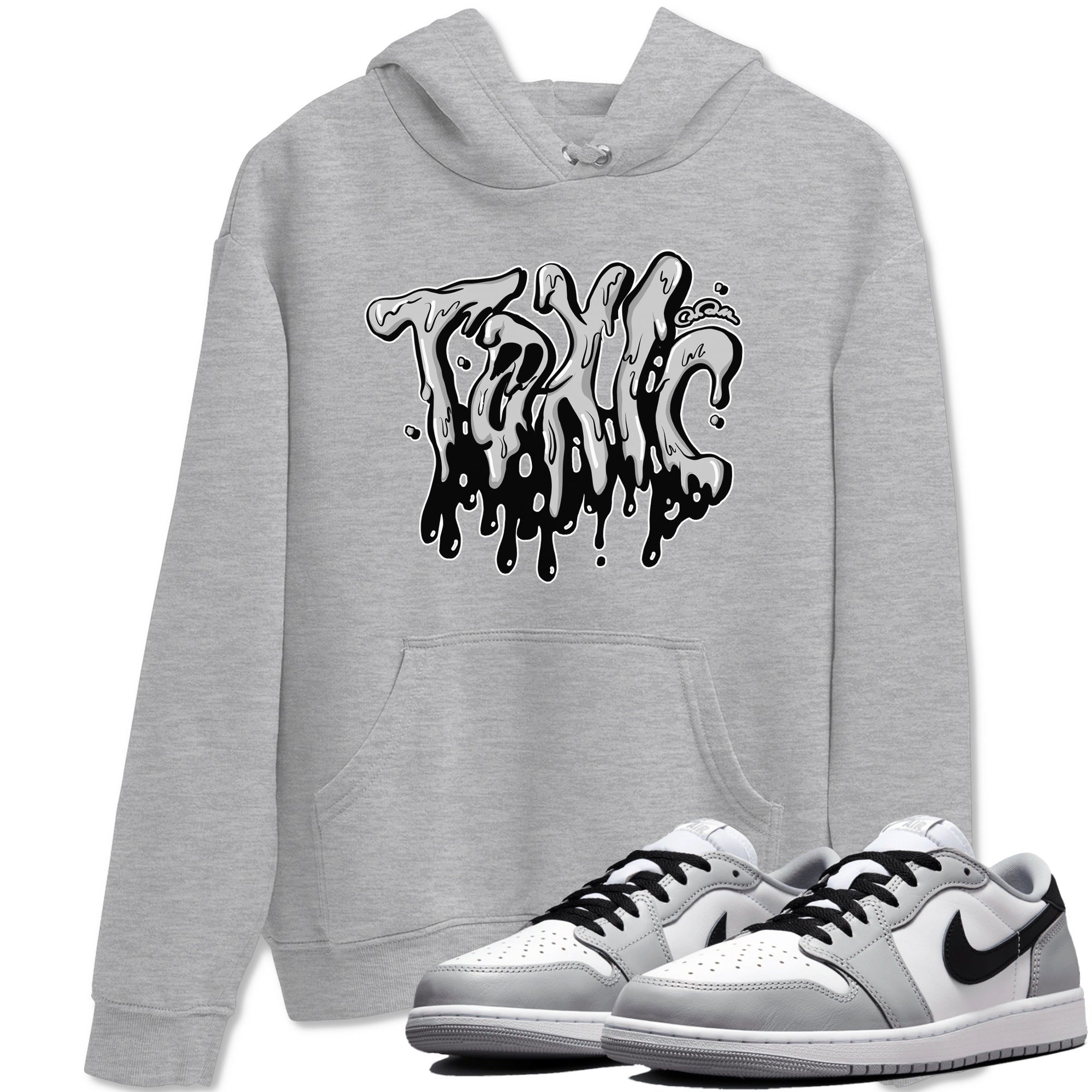 Toxic snkmatch Tees - Air Jordan 1 Wolf Grey