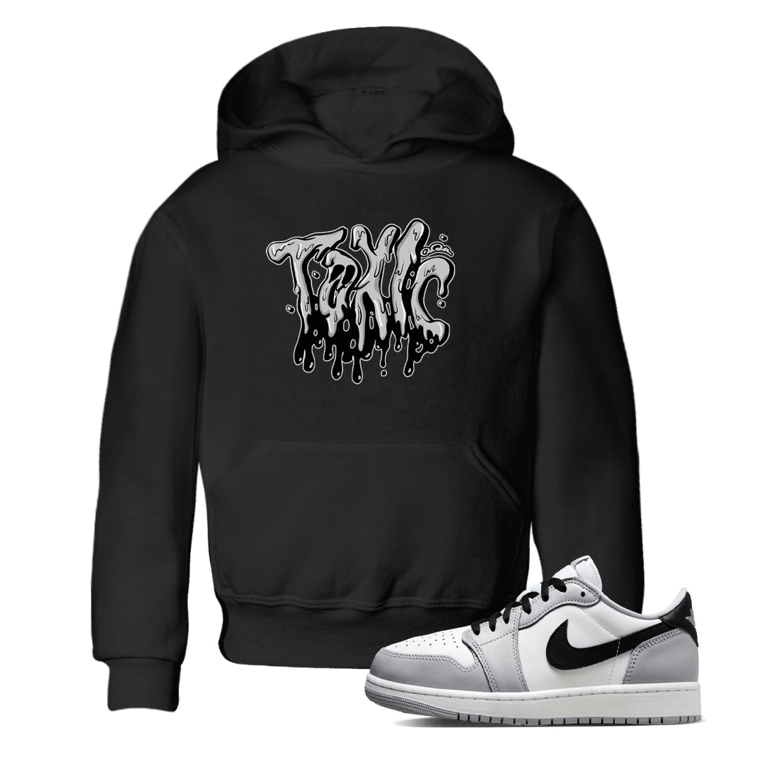 Toxic snkmatch Tees Kids - Air Jordan 1 Wolf Grey
