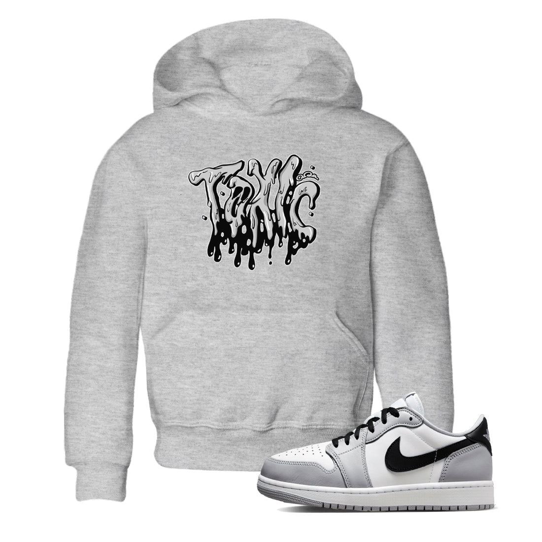 Toxic snkmatch Tees Kids - Air Jordan 1 Wolf Grey