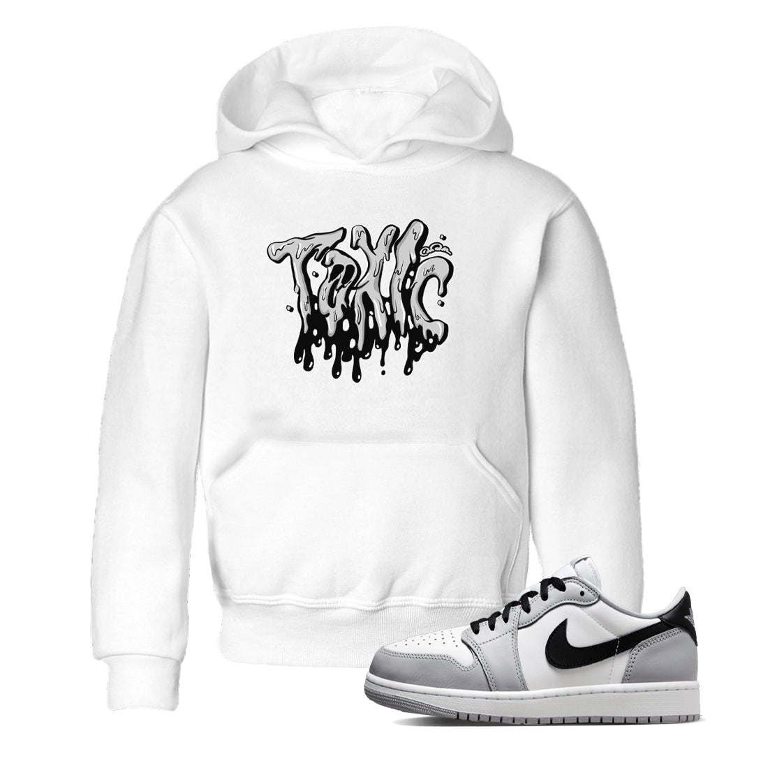 Toxic snkmatch Tees Kids - Air Jordan 1 Wolf Grey