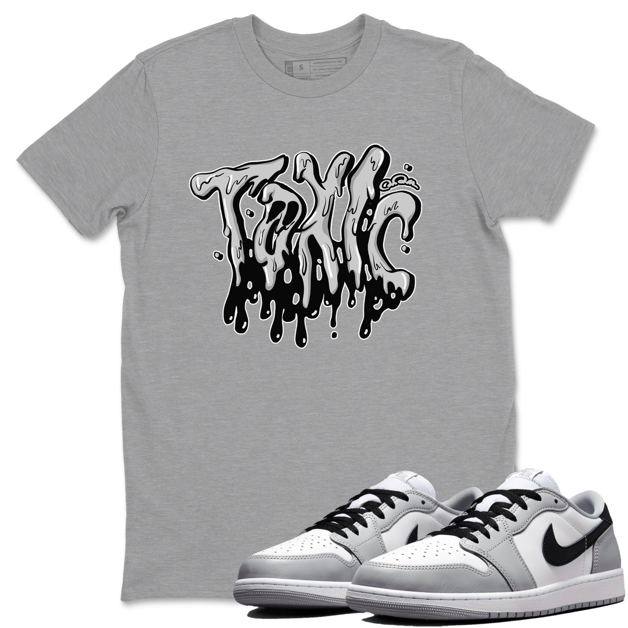 Toxic snkmatch Tees - Air Jordan 1 Wolf Grey