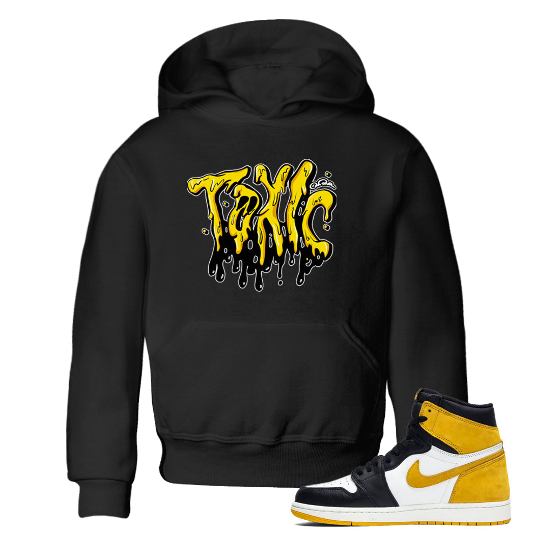 Toxic snkmatch Tees Kids - Air Jordan 1 Yellow Ochre