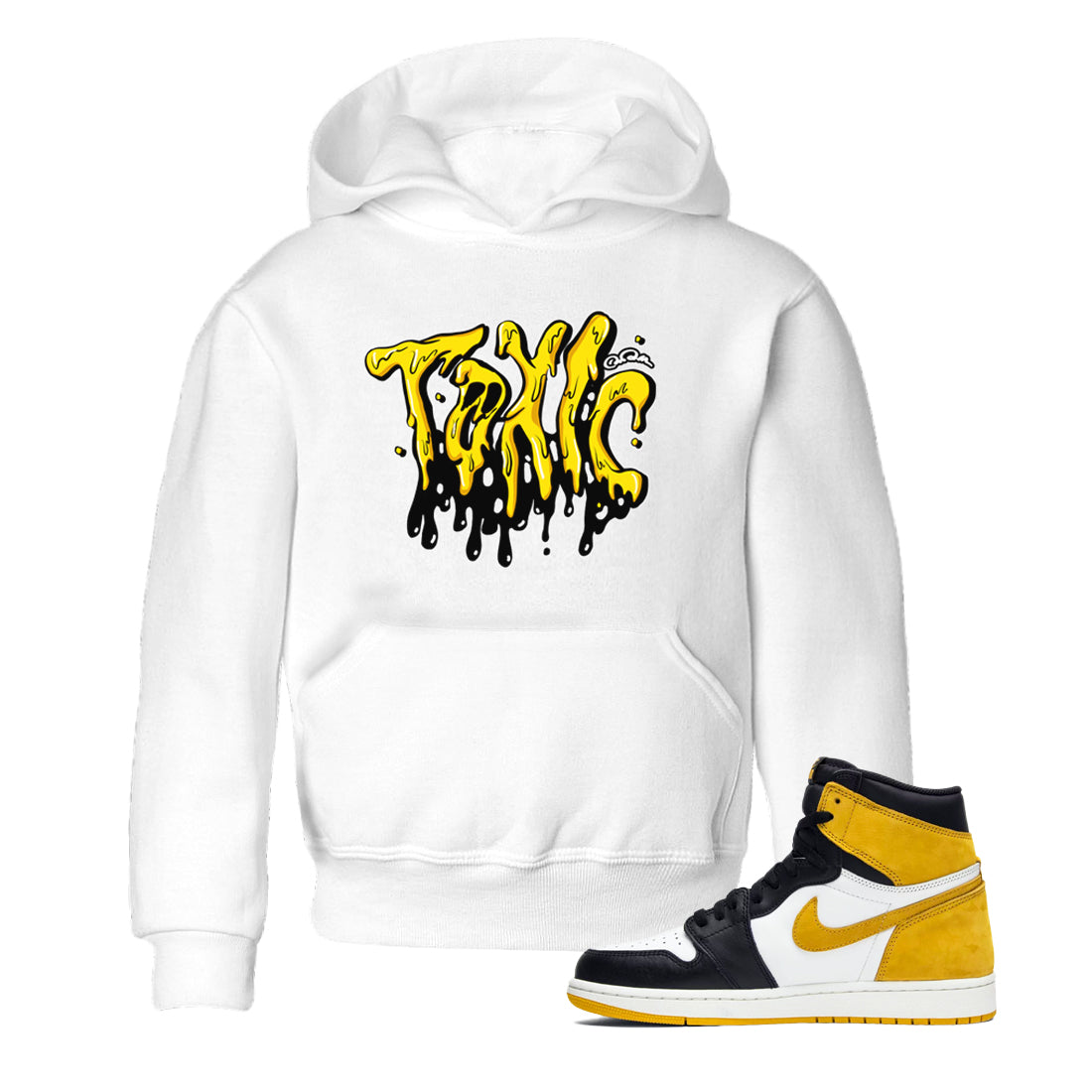 Toxic snkmatch Tees Kids - Air Jordan 1 Yellow Ochre