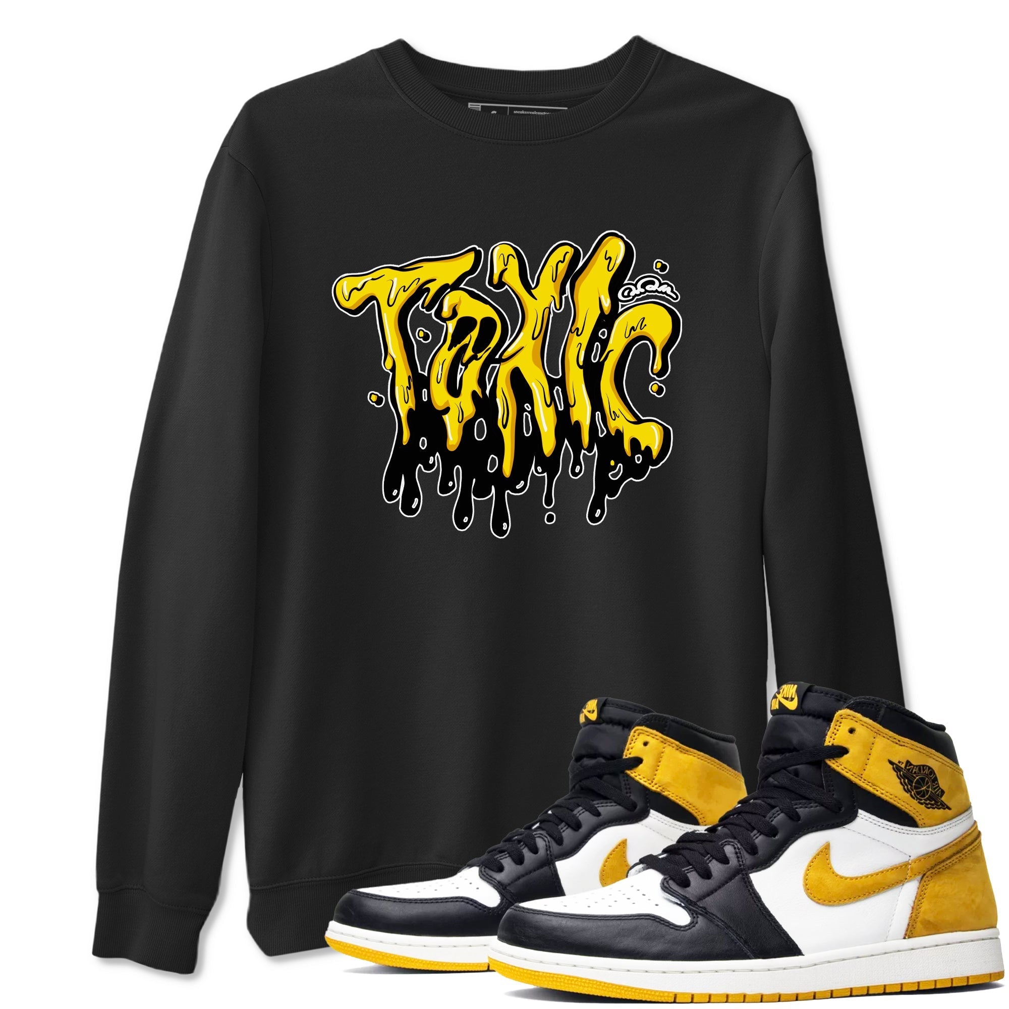 Toxic snkmatch Tees - Air Jordan 1 Yellow Ochre