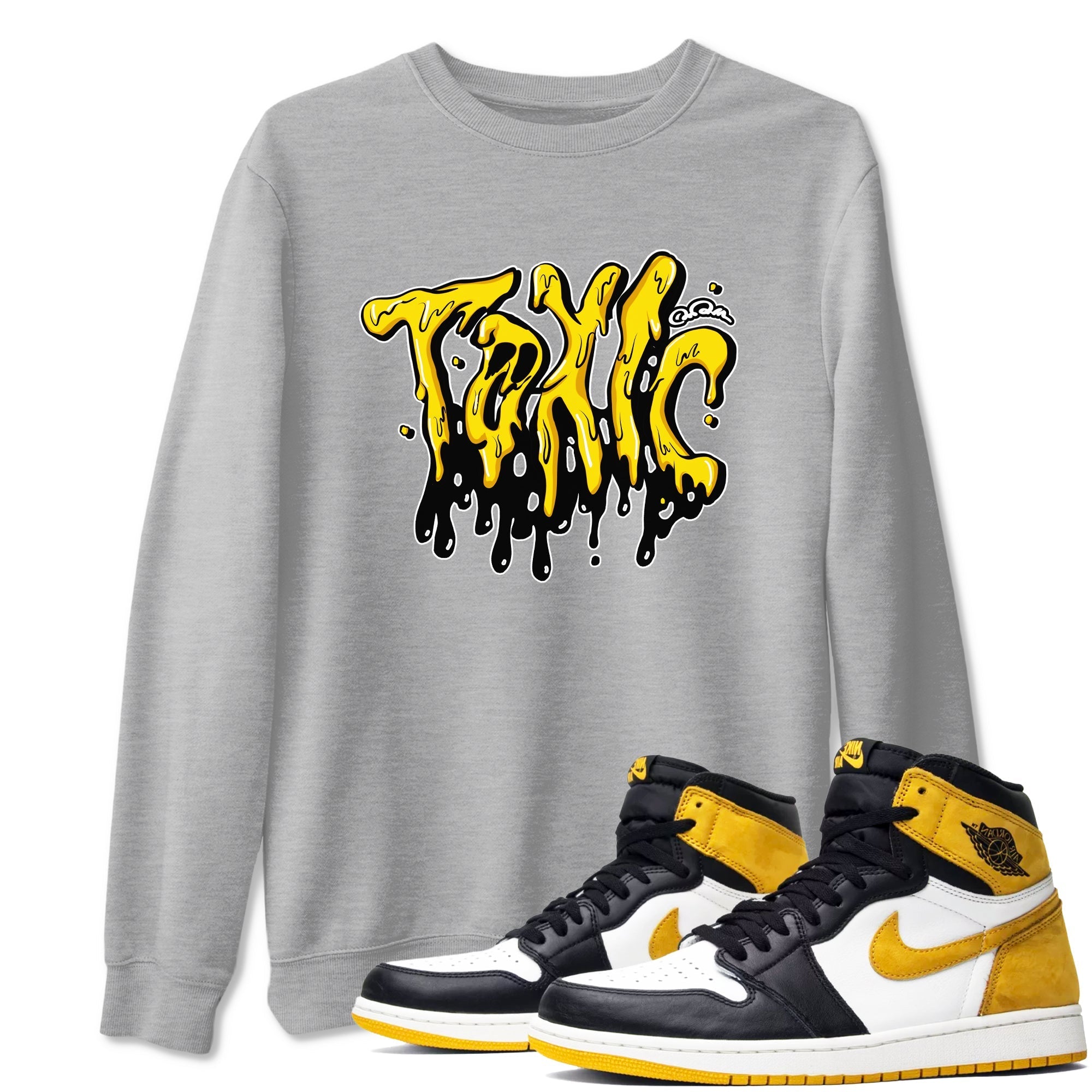 Toxic snkmatch Tees - Air Jordan 1 Yellow Ochre