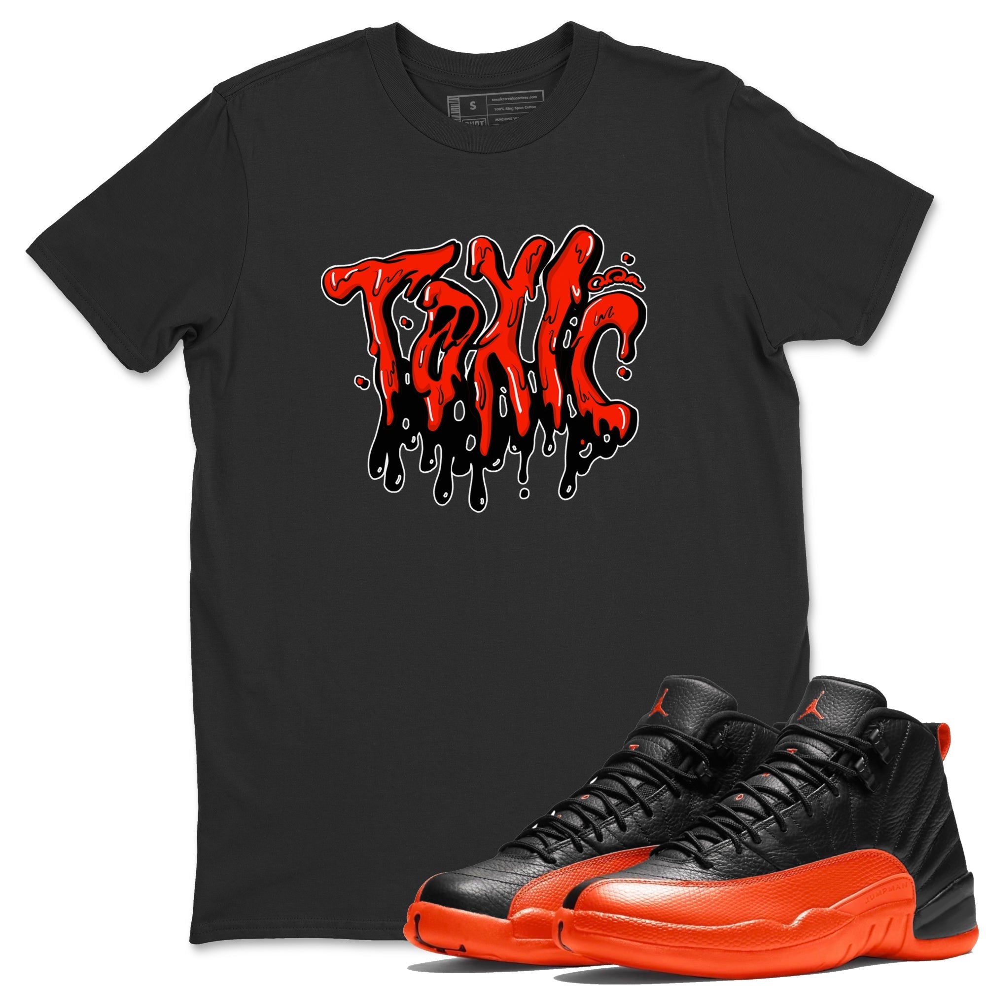 Toxic Unisex Tops - Air Jordan 12 Brilliant Orange
