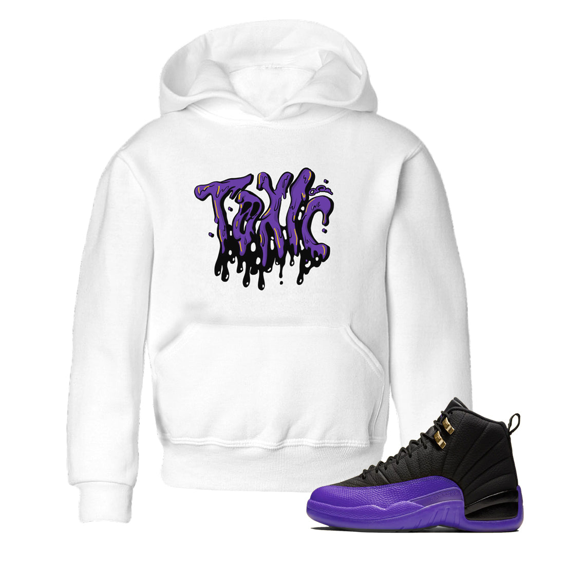 Toxic Kids Tops - Air Jordan 12 Field Purple