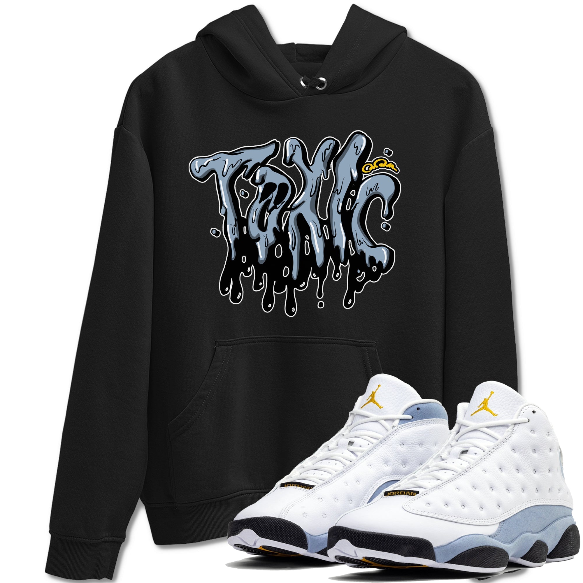 Toxic snkmatch Tees - Air Jordan 13 Blue Grey