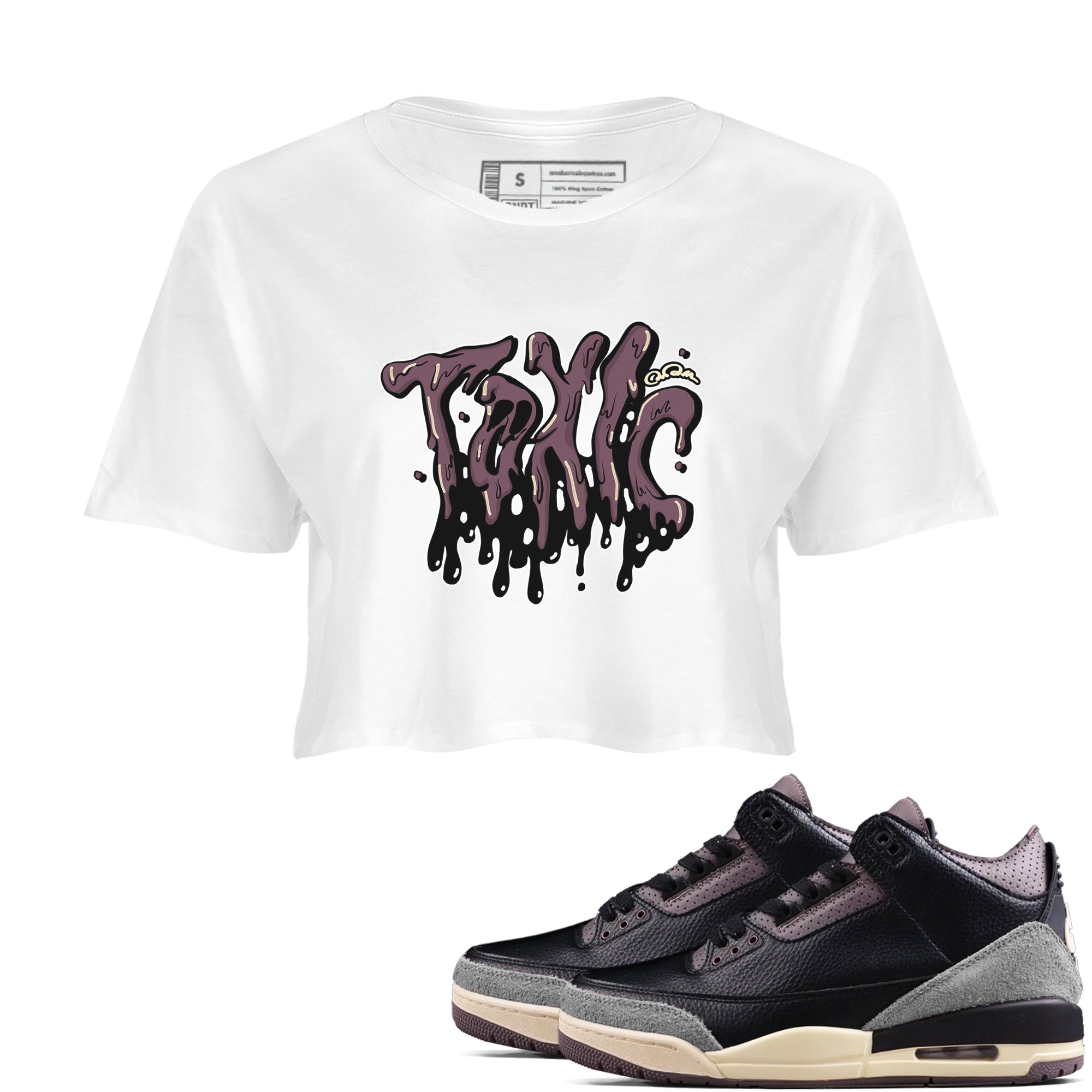 Toxic snkmatch Women's Top - Air Jordan 3 A Ma Maniere x Black