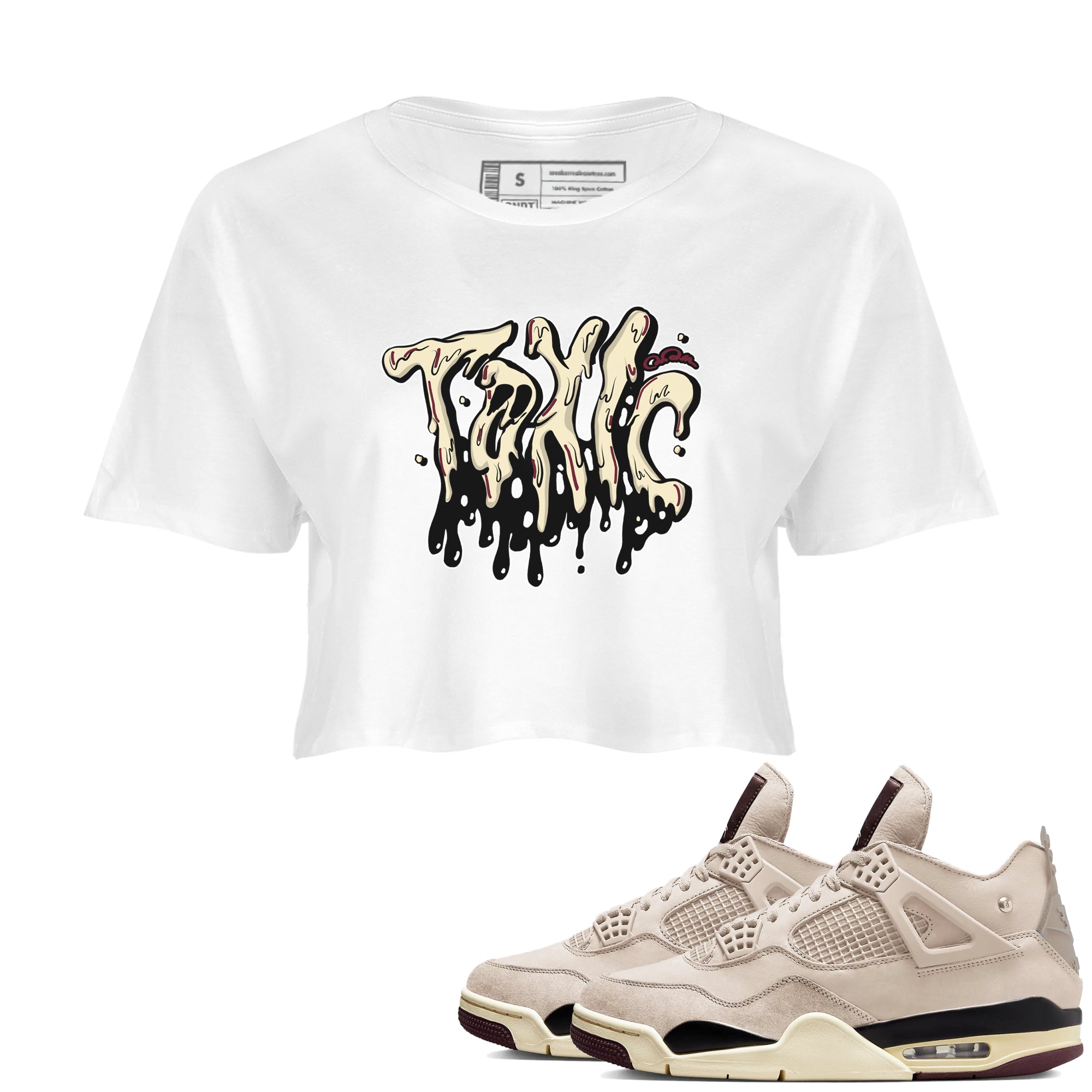 Toxic snkmatch Women's Top - Air Jordan 4 A Ma Maniere x Fossil Stone