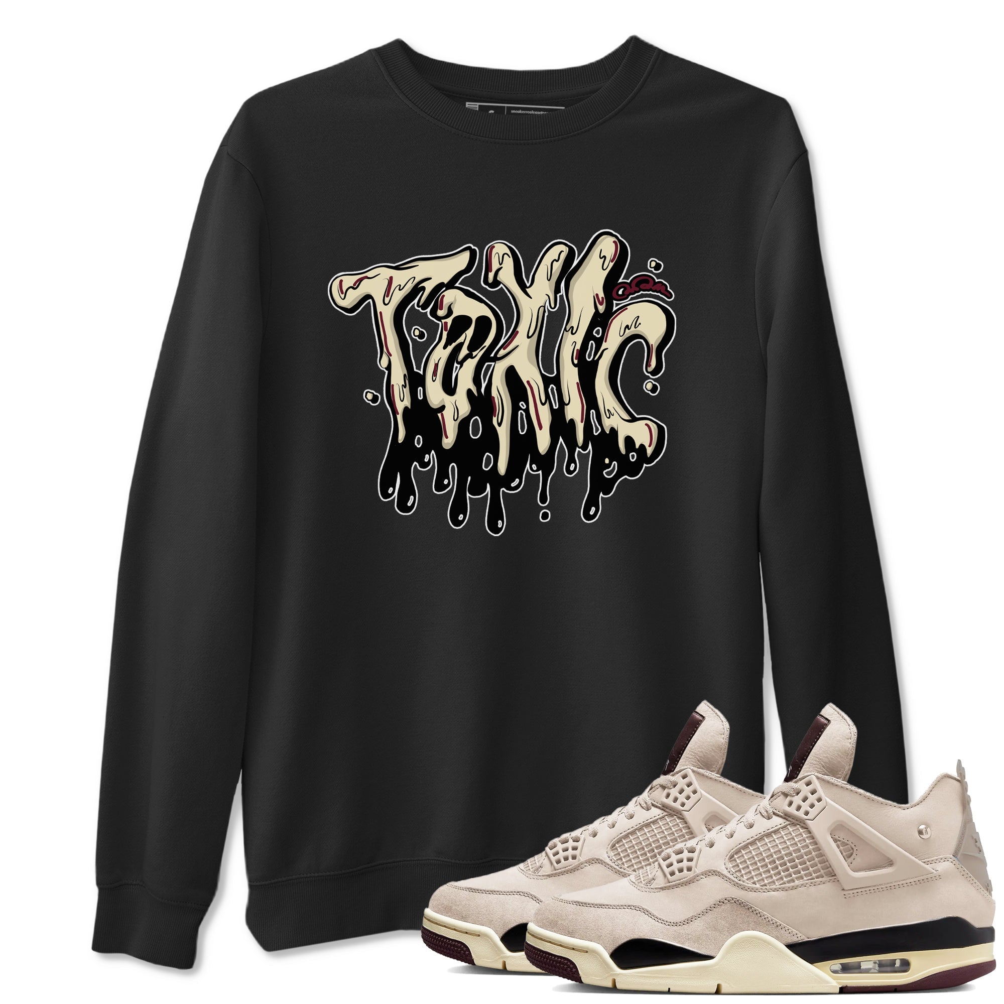 Toxic snkmatch Tees - Air Jordan 4 A Ma Maniere x Fossil Stone