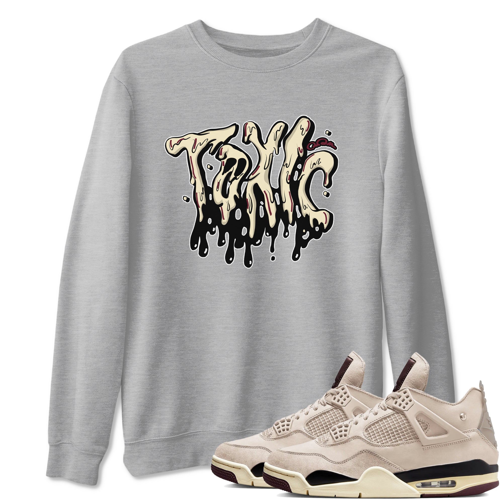 Toxic snkmatch Tees - Air Jordan 4 A Ma Maniere x Fossil Stone