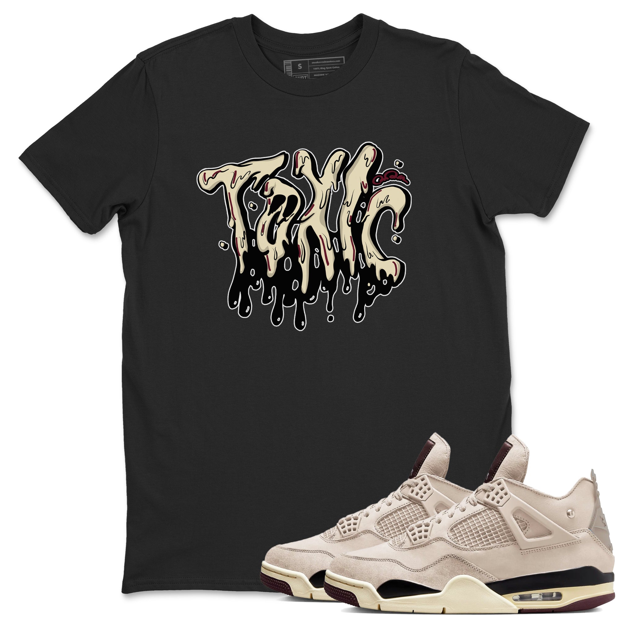 Toxic snkmatch Tees - Air Jordan 4 A Ma Maniere x Fossil Stone