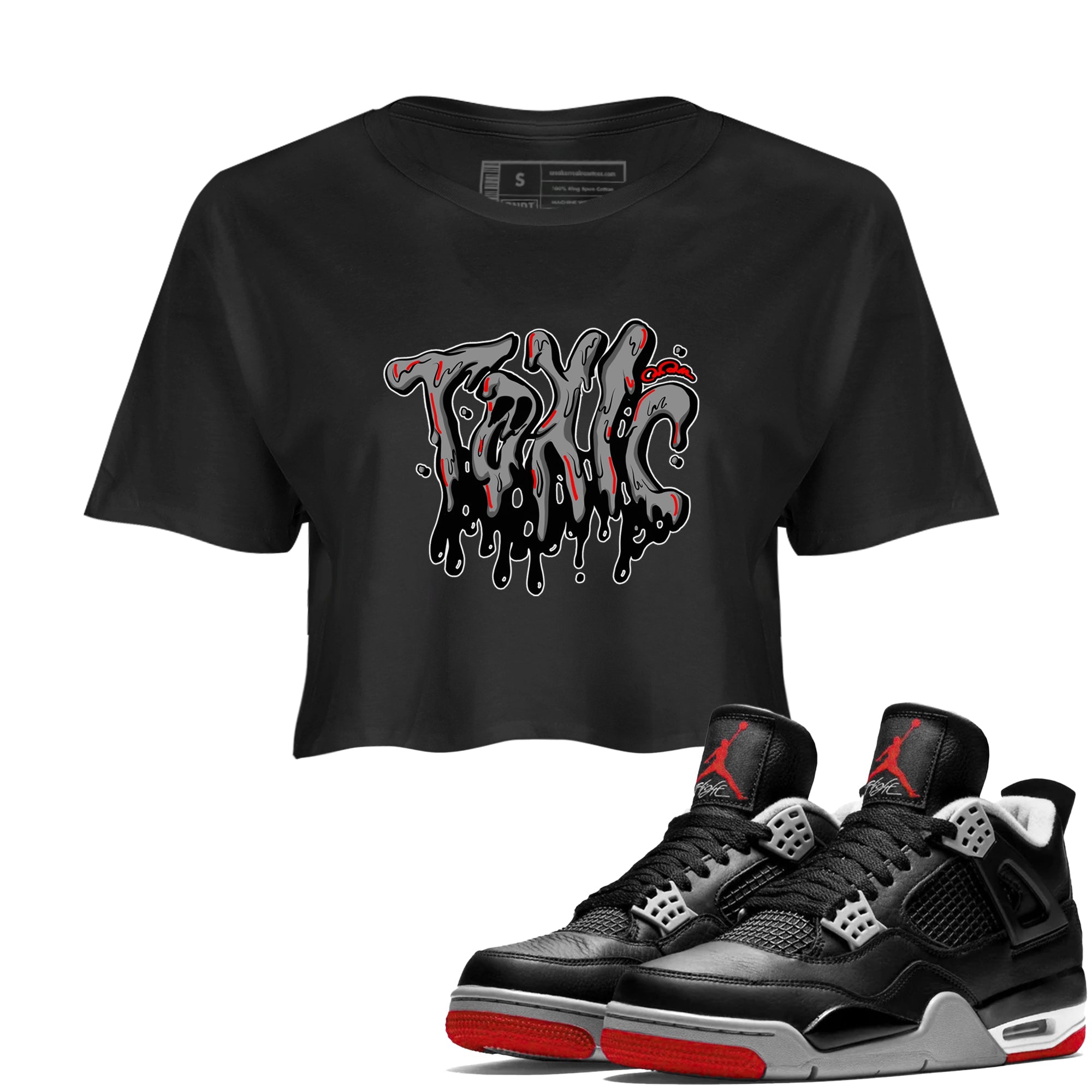Toxic snkmatch Women's Top - Air Jordan 4 Bred Reimagined