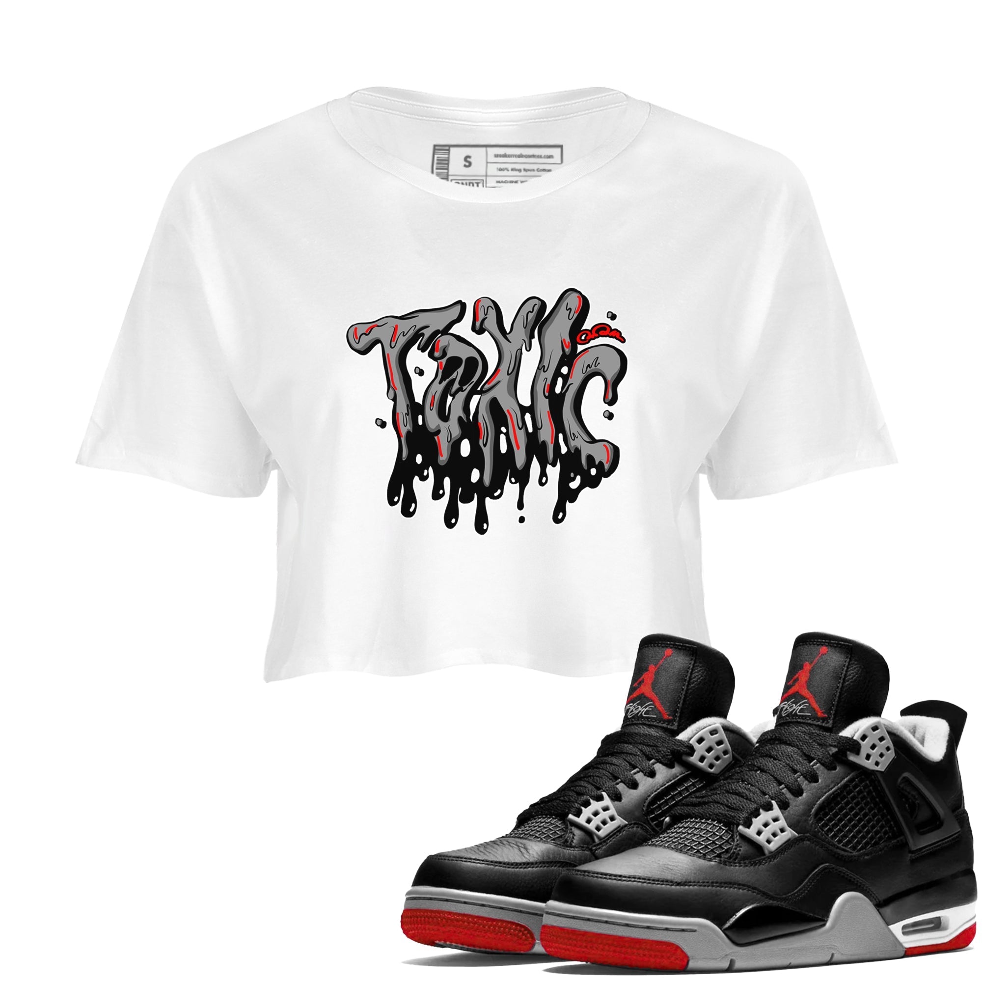Toxic snkmatch Women's Top - Air Jordan 4 Bred Reimagined