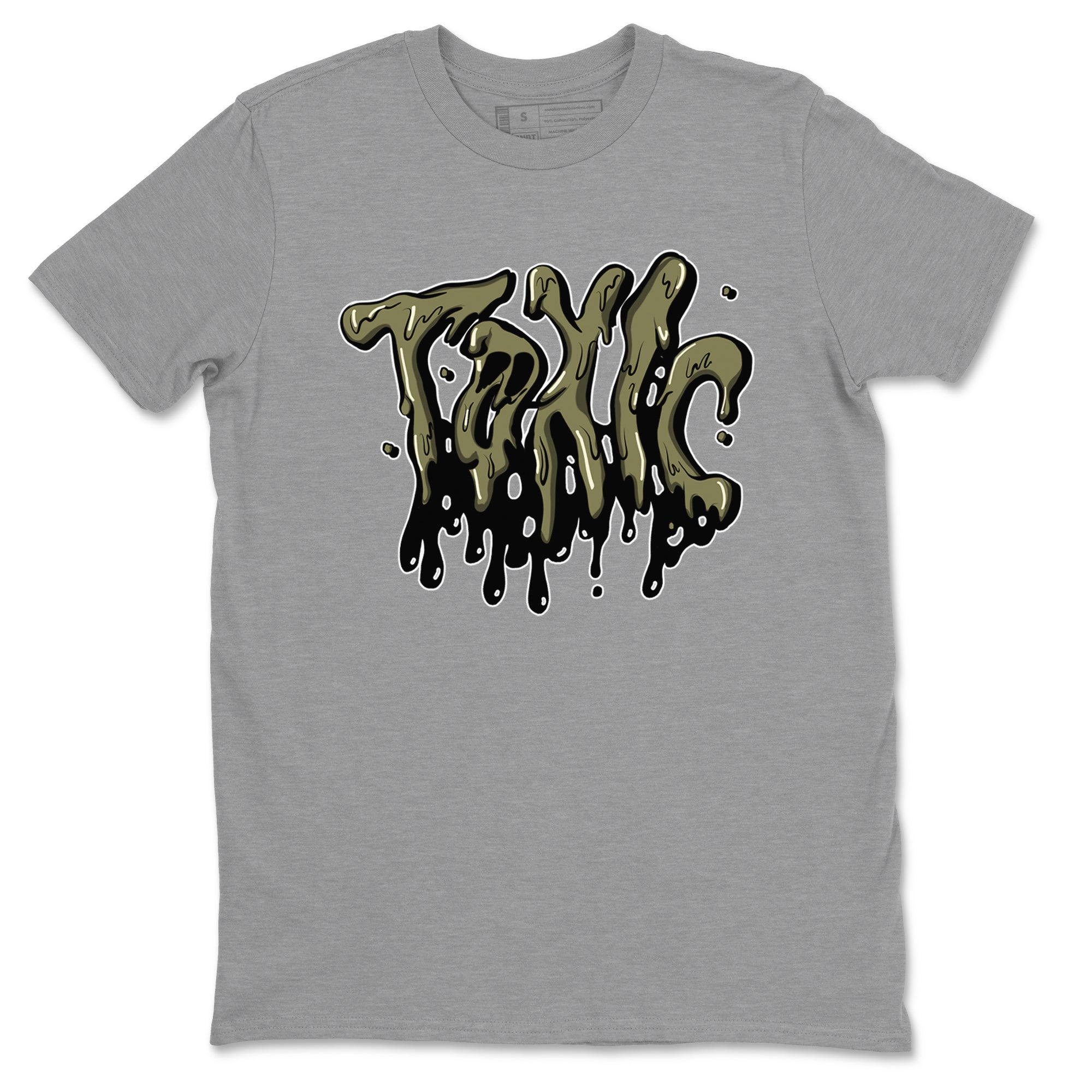 Toxic snkmatch Tee - Air Jordan 4 Medium Olive