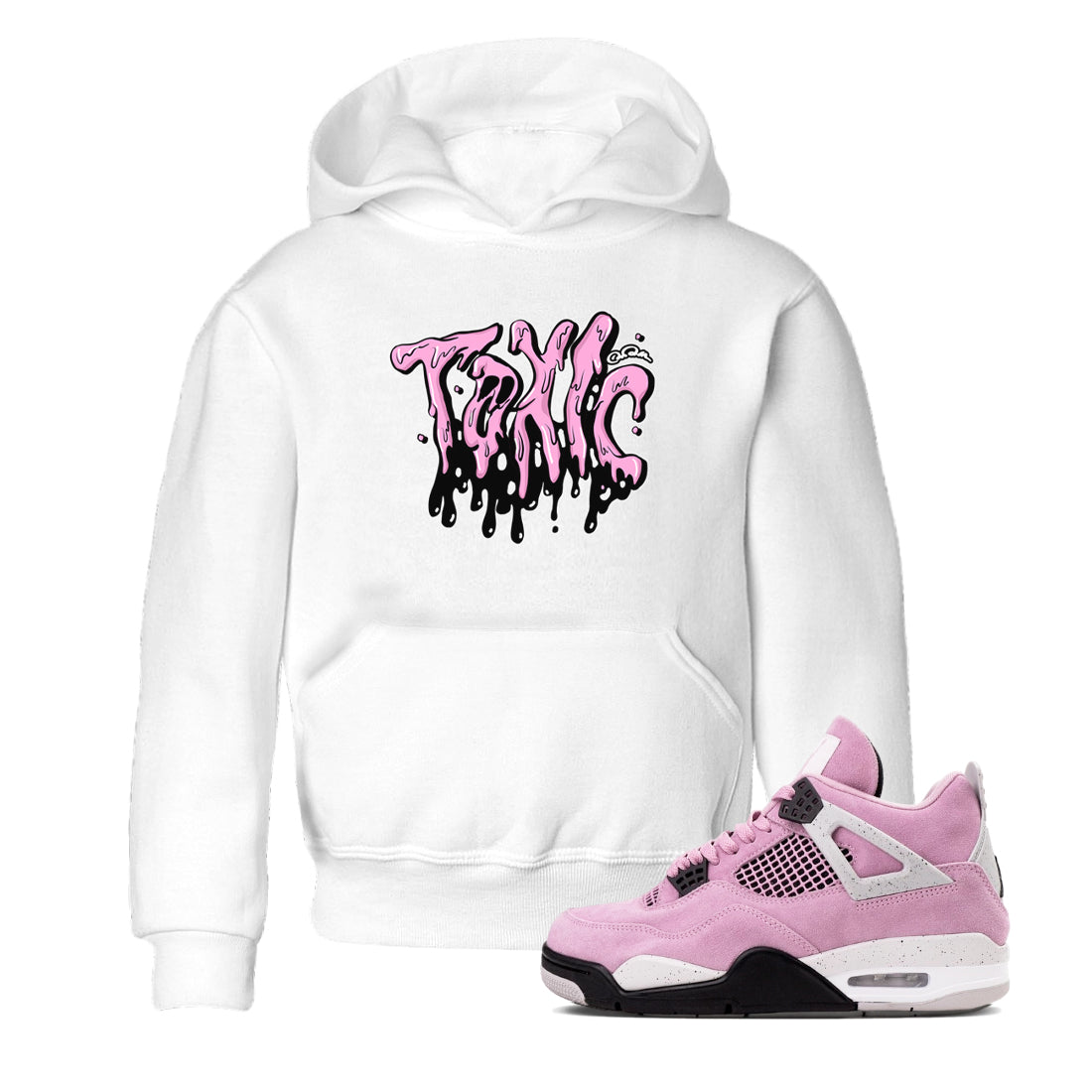 Toxic snkmatch Tees Kids - Air Jordan 4 Orchid