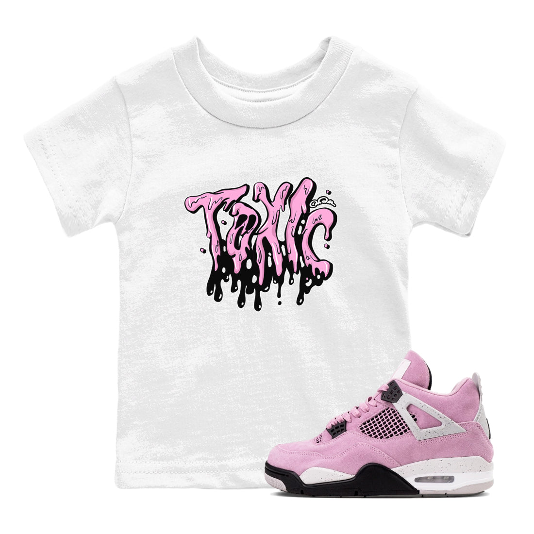 Toxic snkmatch Tees Kids - Air Jordan 4 Orchid