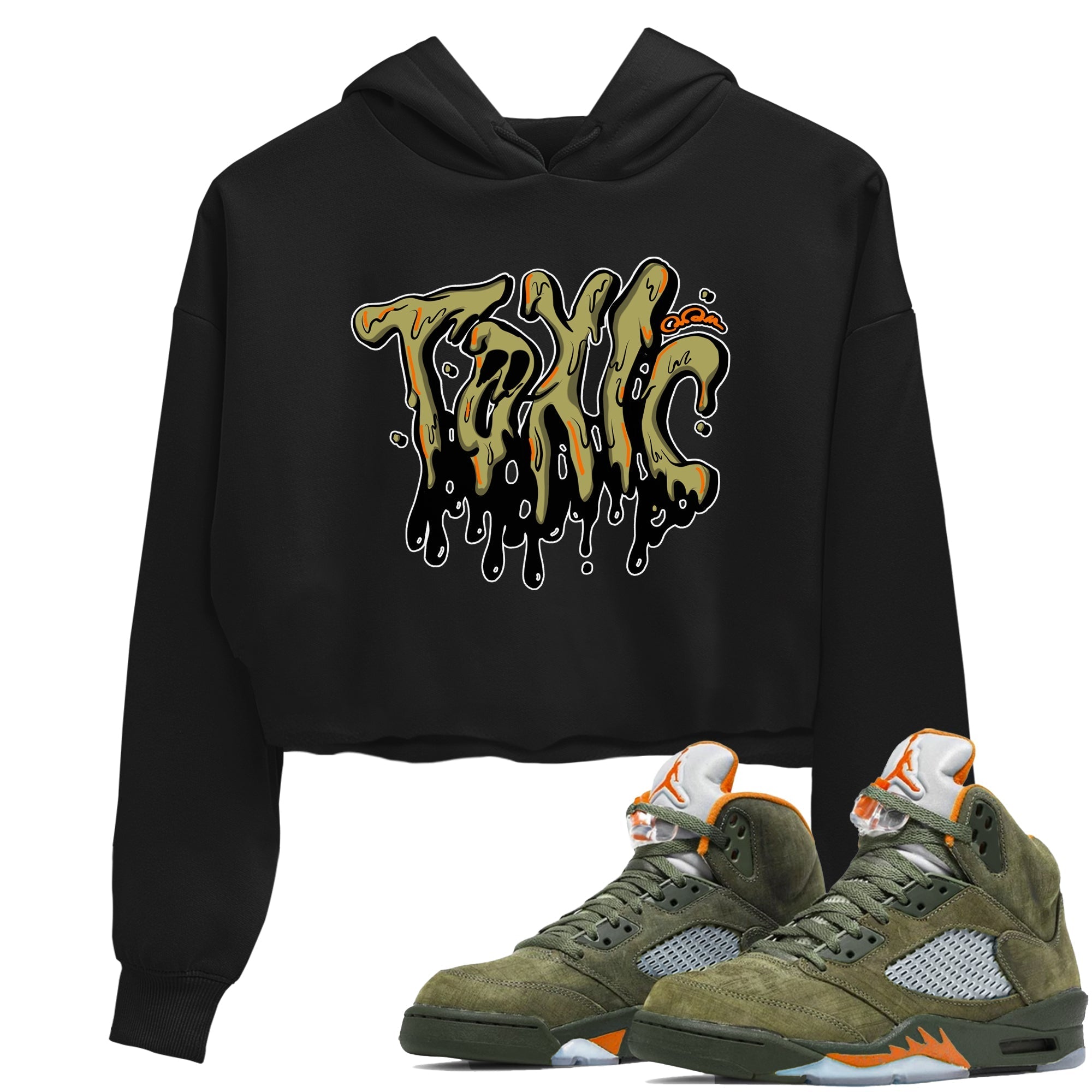 Toxic snkmatch Women's Top - Air Jordan 5 Olive