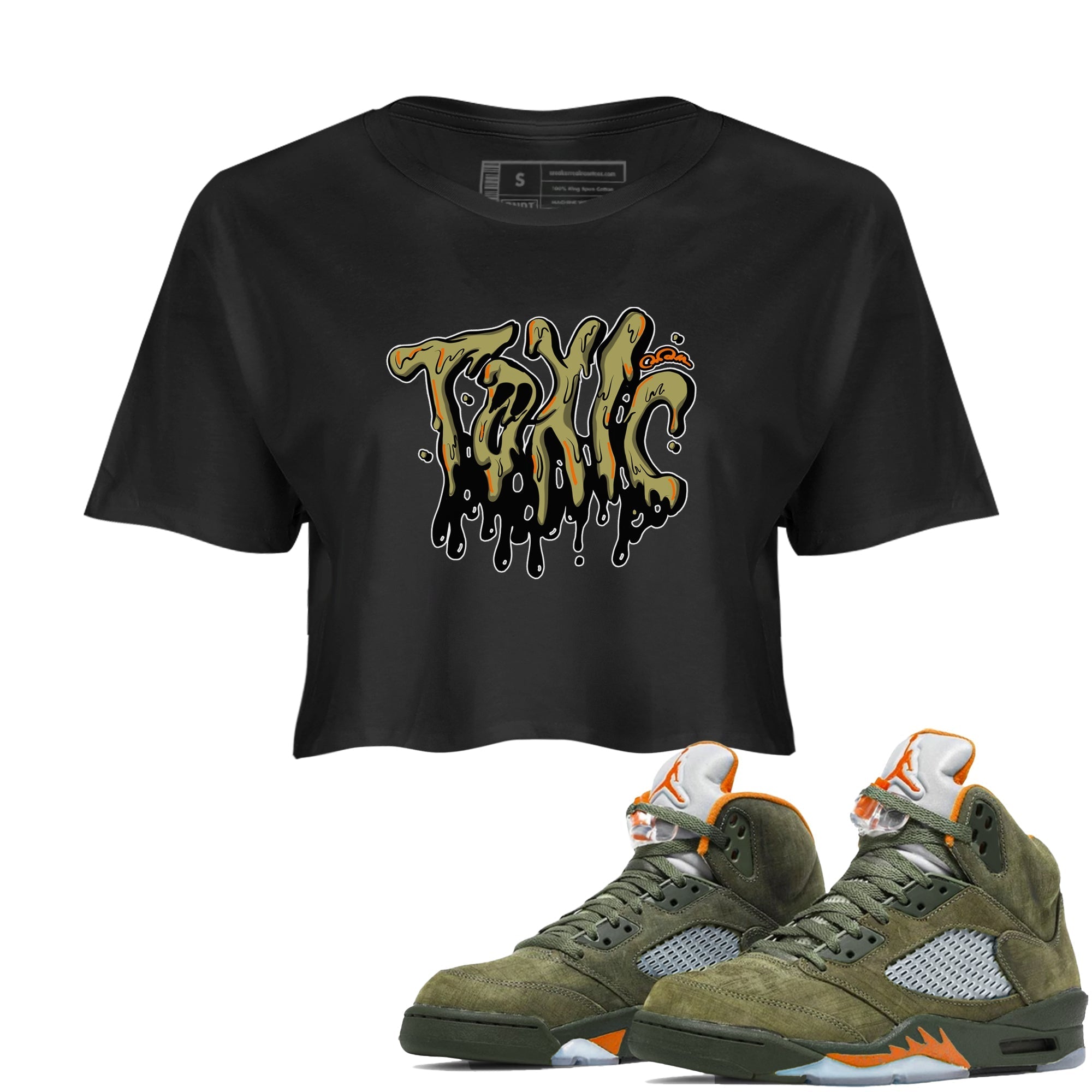 Toxic snkmatch Women's Top - Air Jordan 5 Olive