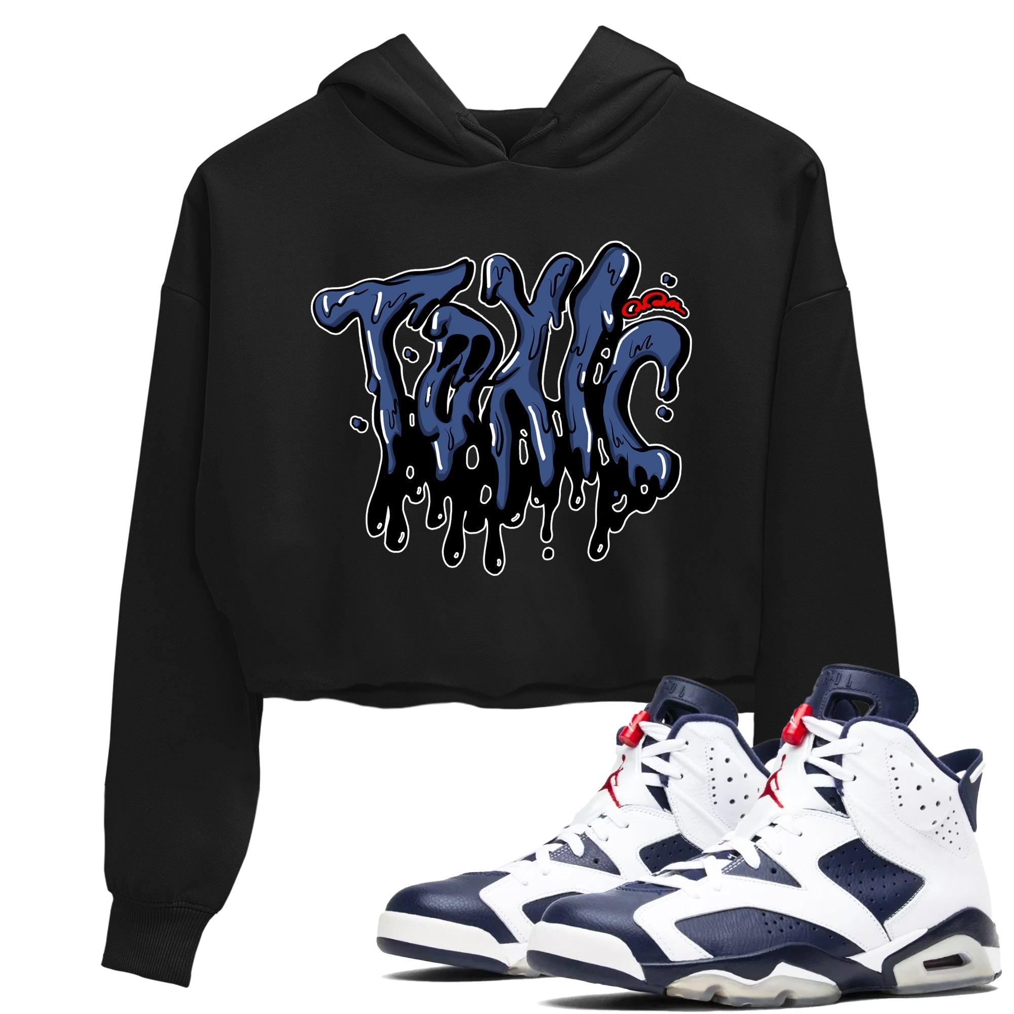Toxic snkmatch Women's Top - Air Jordan 6 White And Midnight Navy