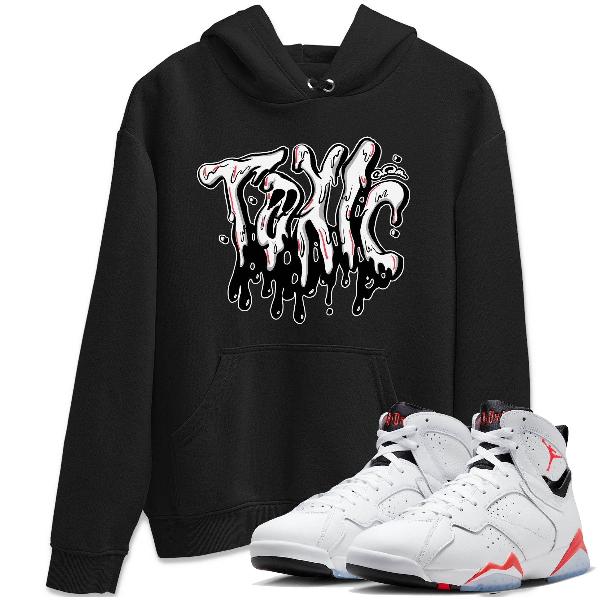 Toxic Unisex Tops - Air Jordan 7 White Infrared