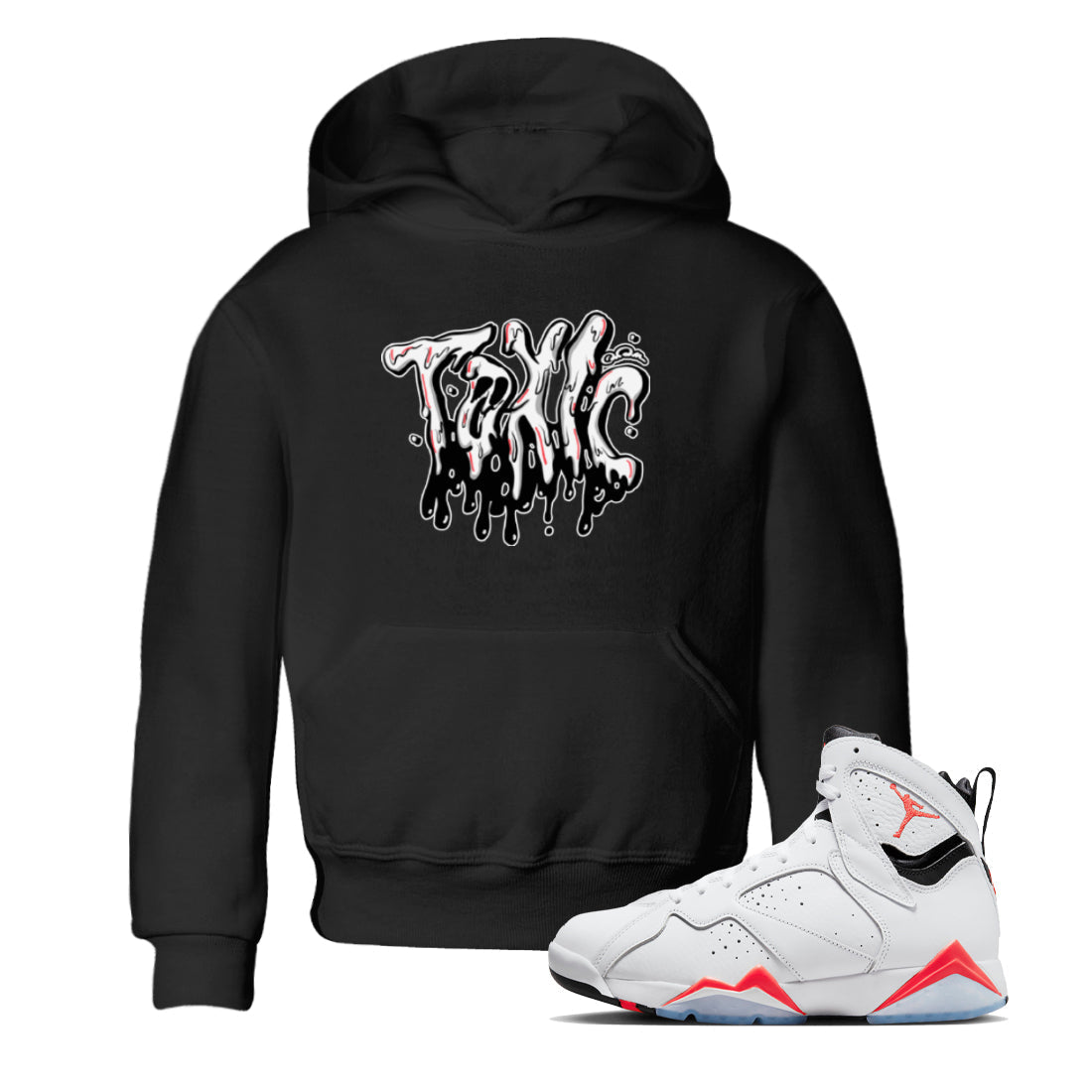 Toxic Kids Tops - Air Jordan 7 White Infrared
