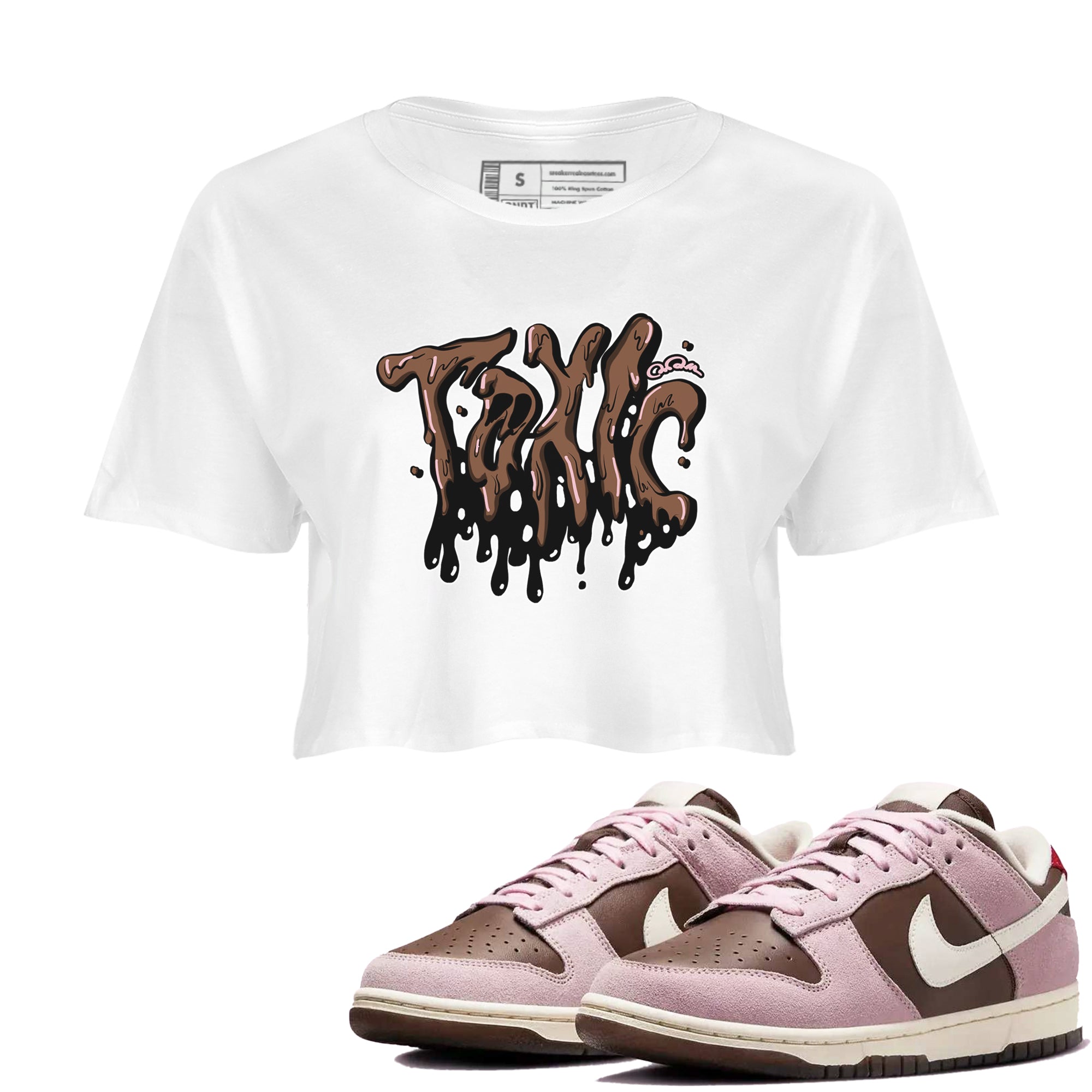 Toxic snkmatch Women's Top - Dunk Cacao Wow And Pink Foam
