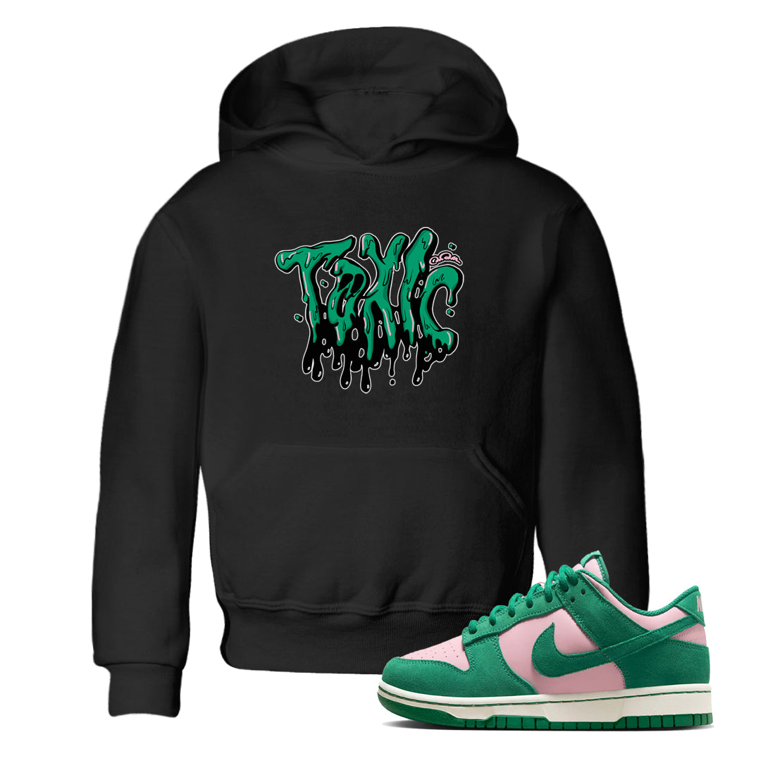 Toxic snkmatch Tees Kids - Dunk Medium Soft Pink Malachite