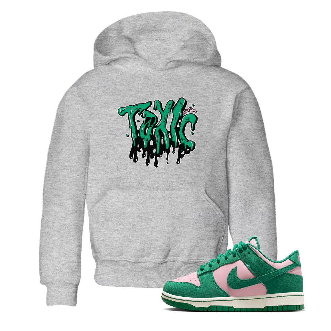Toxic snkmatch Tees Kids - Dunk Medium Soft Pink Malachite