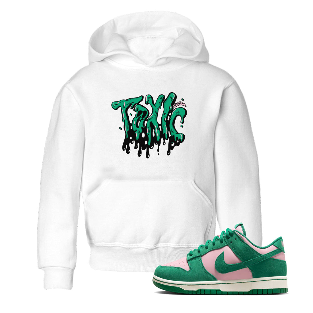 Toxic snkmatch Tees Kids - Dunk Medium Soft Pink Malachite
