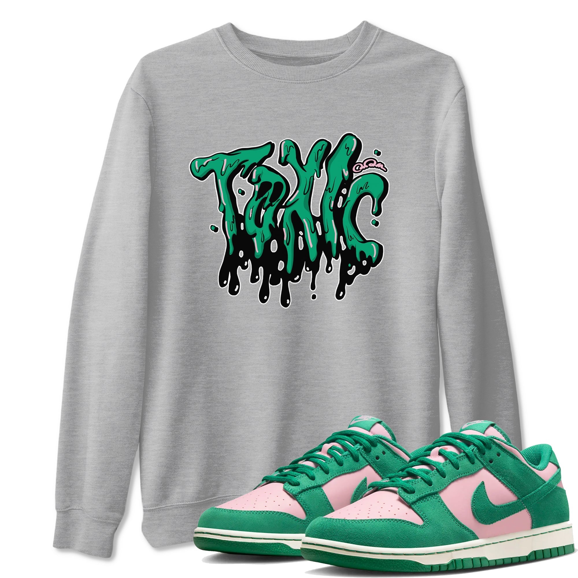 Toxic snkmatch Tees - Dunk Medium Soft Pink Malachite