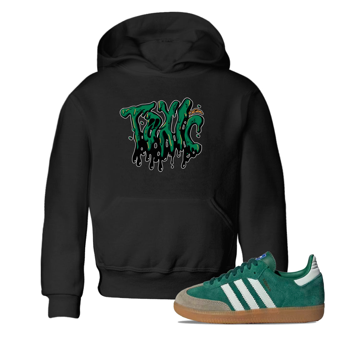 Toxic snkmatch Tee Kids - Samba Collegiate Green Gum