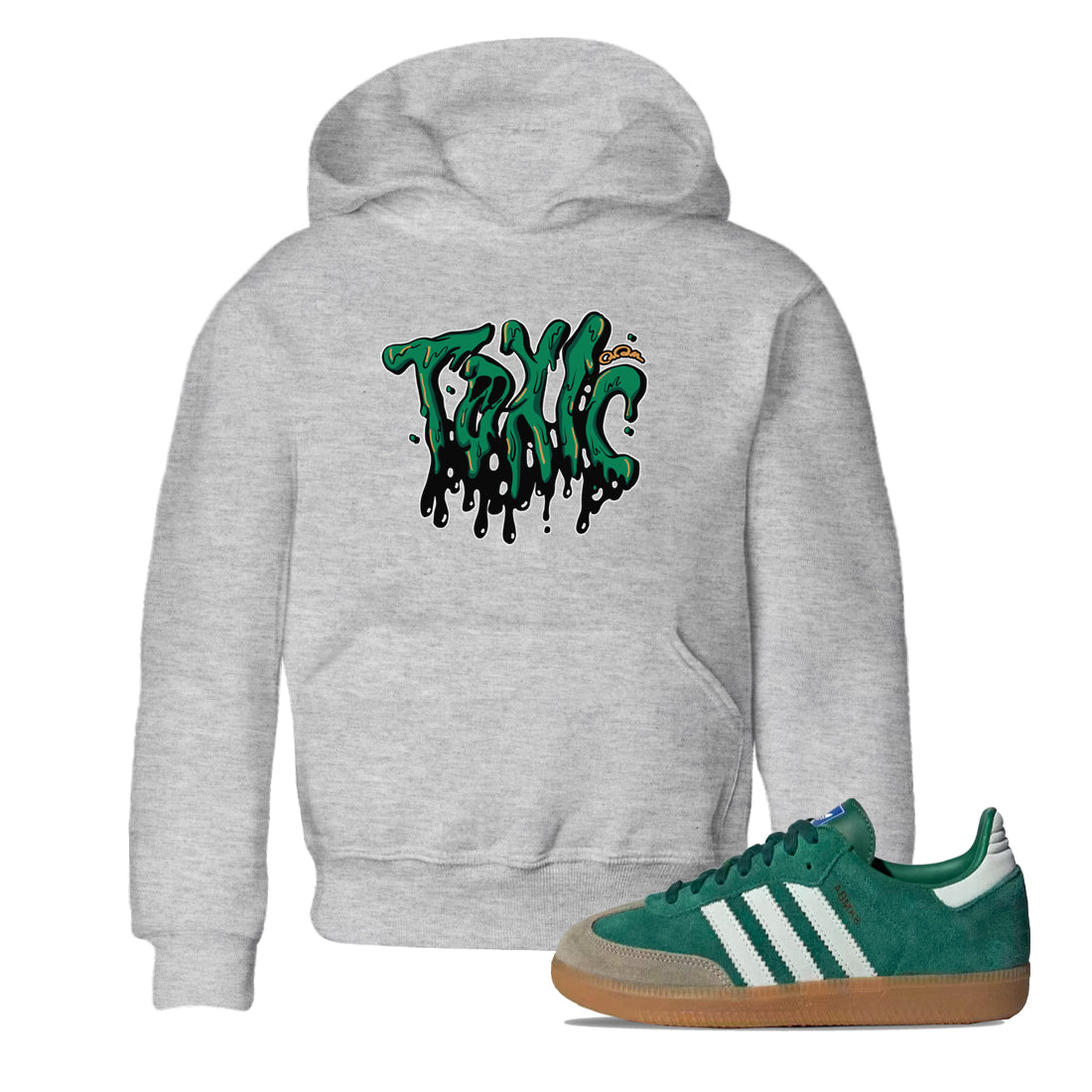 Toxic snkmatch Tee Kids - Samba Collegiate Green Gum