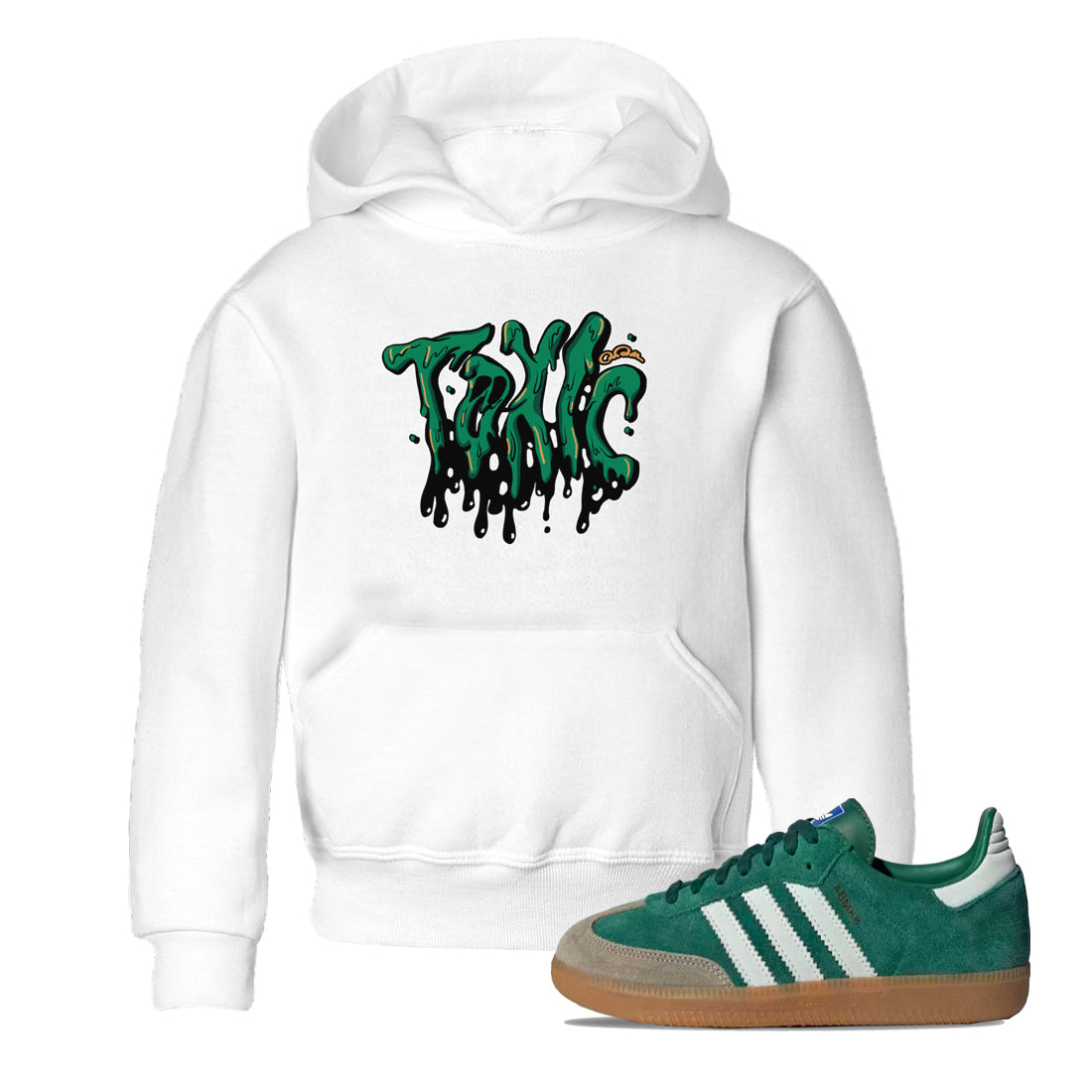 Toxic snkmatch Tee Kids - Samba Collegiate Green Gum