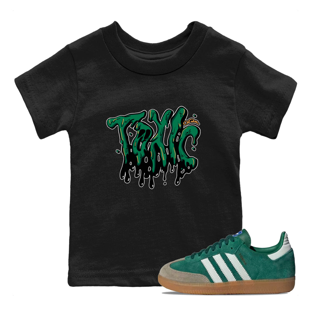 Toxic snkmatch Tee Kids - Samba Collegiate Green Gum