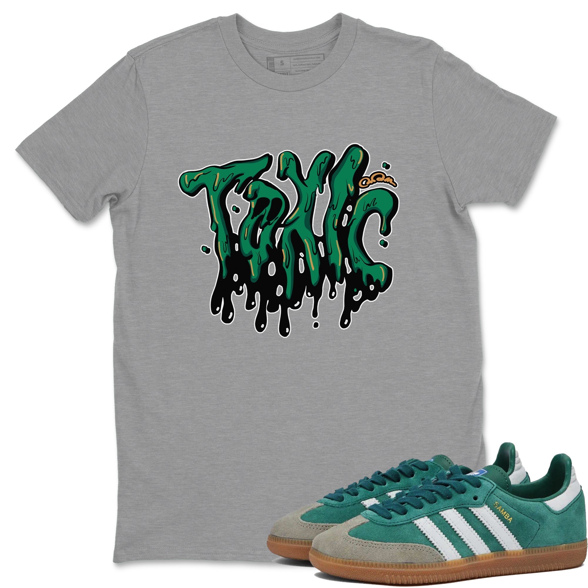 Toxic snkmatch Tee - Samba Collegiate Green Gum